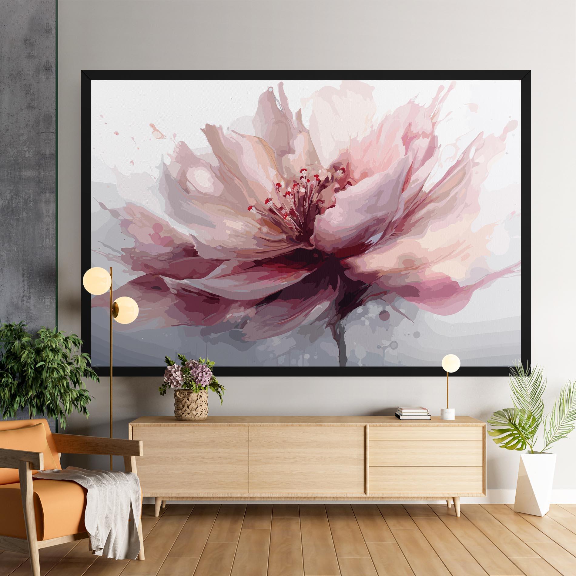 Tablou Canvas Meditation Flower mockup 9