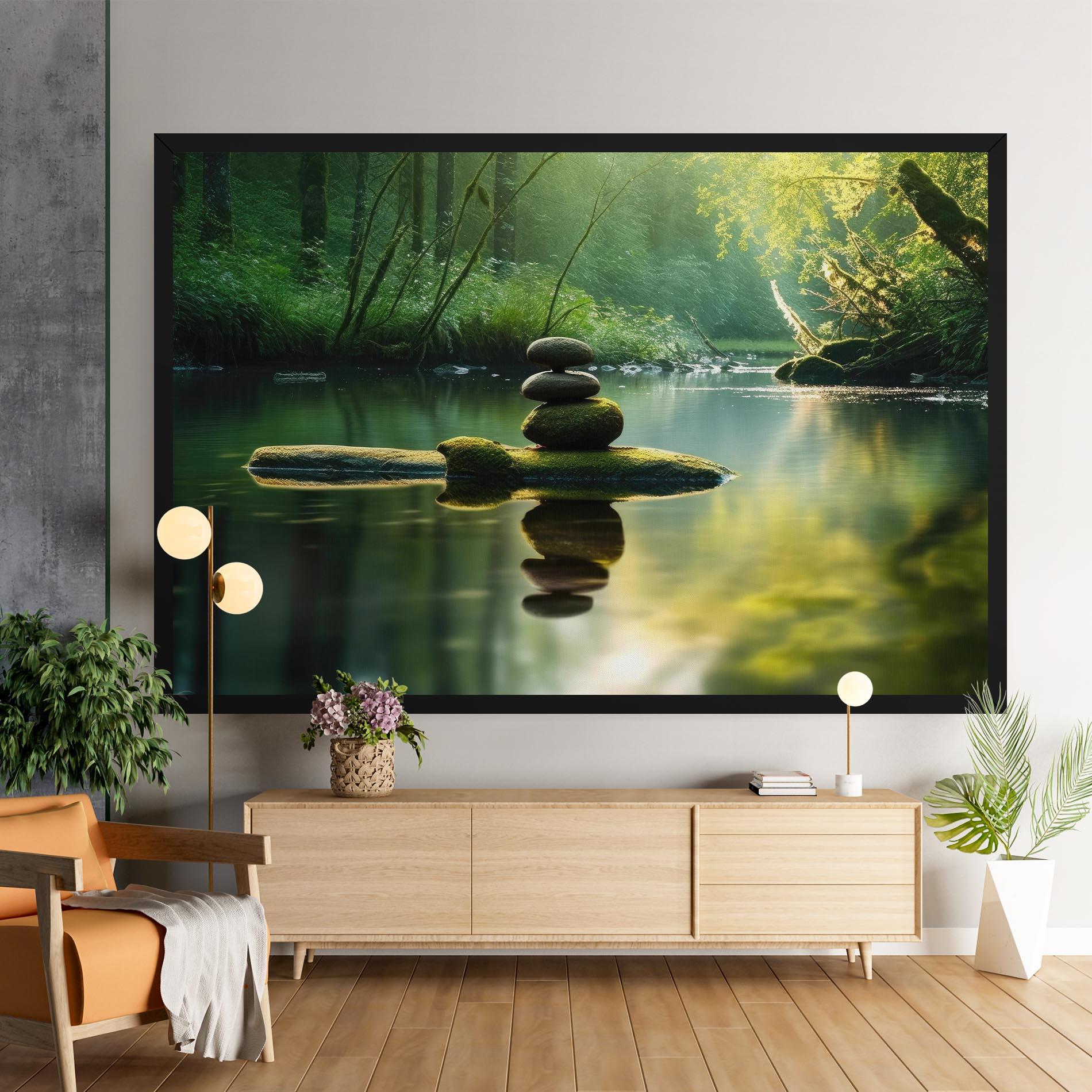 Tablou Canvas Spiritual Stones mockup 9