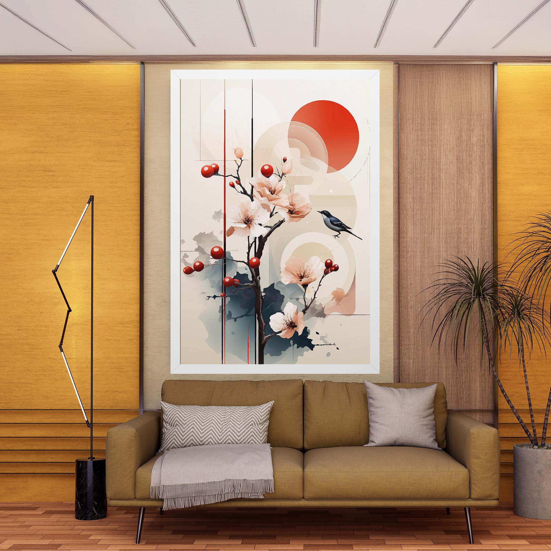 Tablou Canvas Cream Nature mockup 9