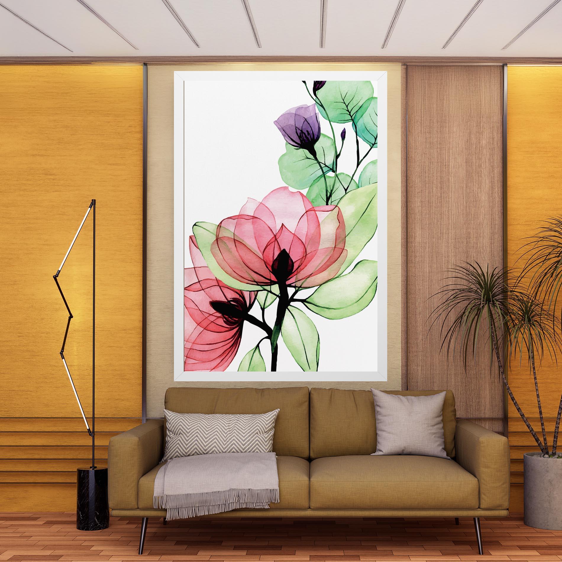 Tablou Canvas Pink Green Nature mockup 9