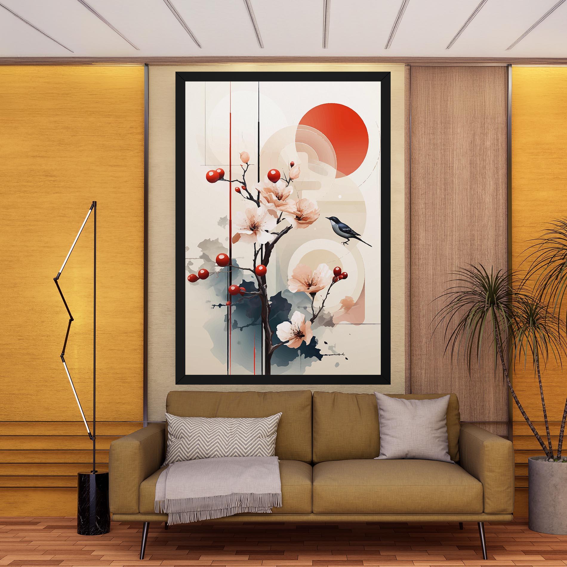 Tablou Canvas Cream Nature mockup 9