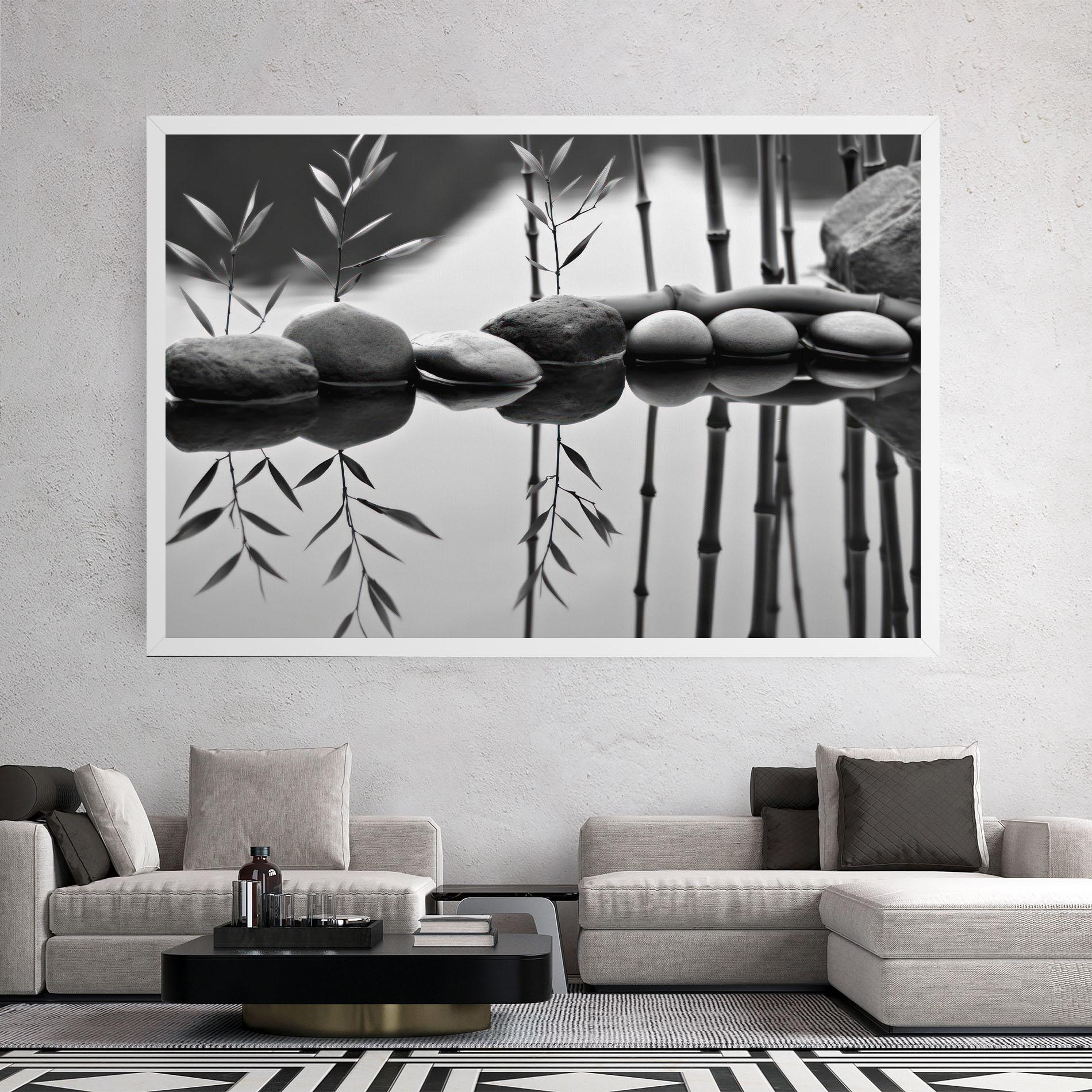 Tablou Canvas Bamboo Lake mockup 2