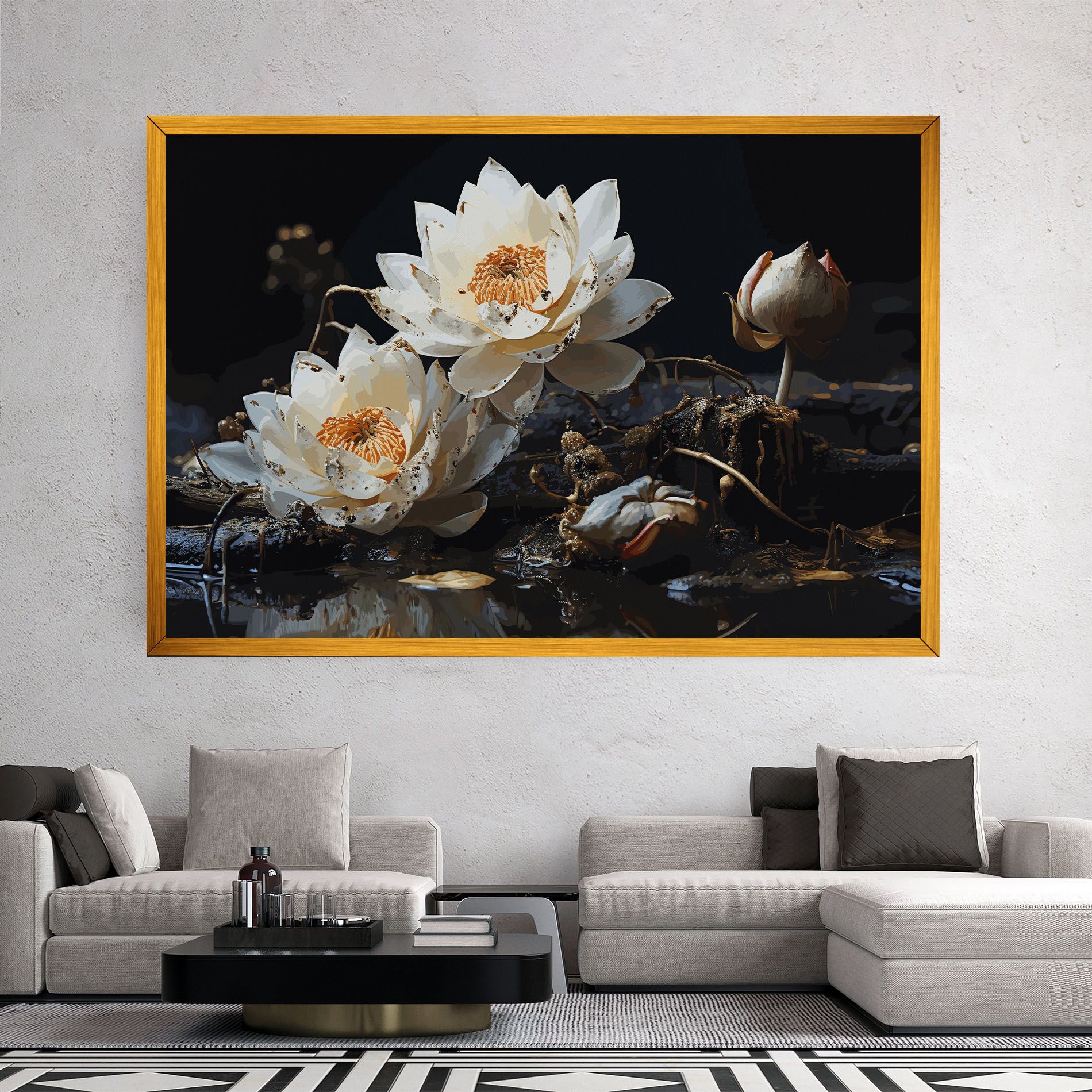 Beautiful White Nature mockup 2