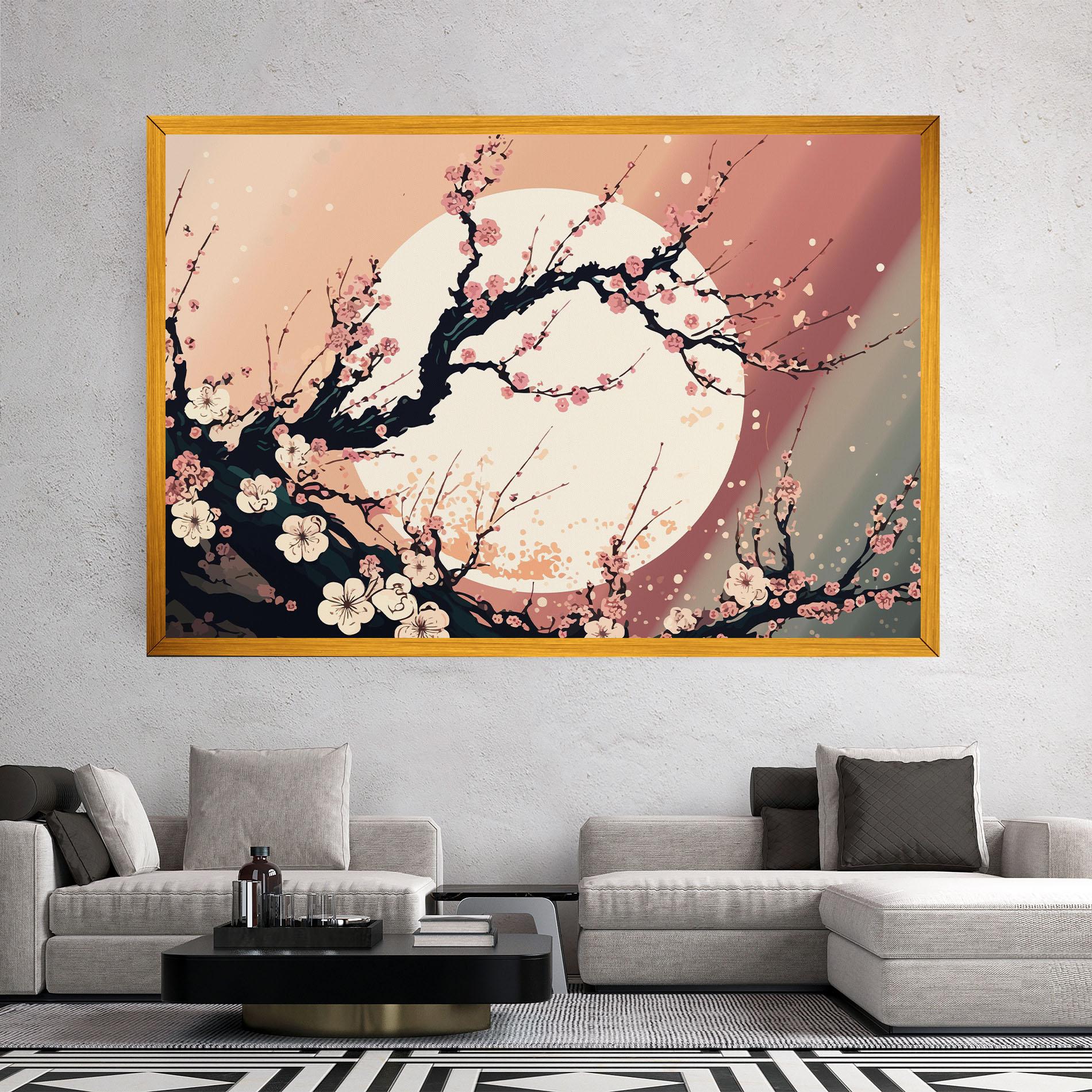 Tablou Canvas Blossom Full Moon mockup 2