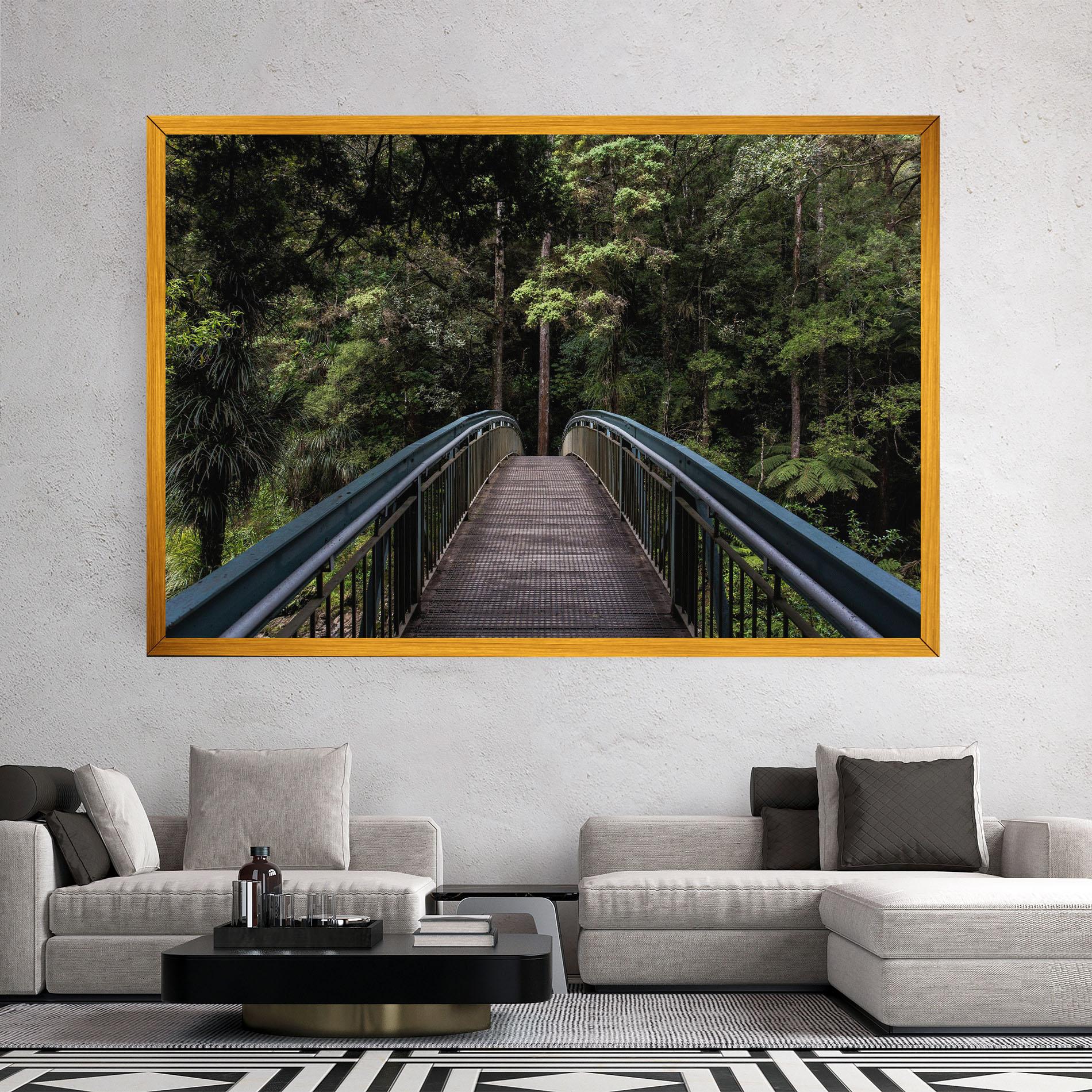Tablou Canvas Nature Bridge mockup 2