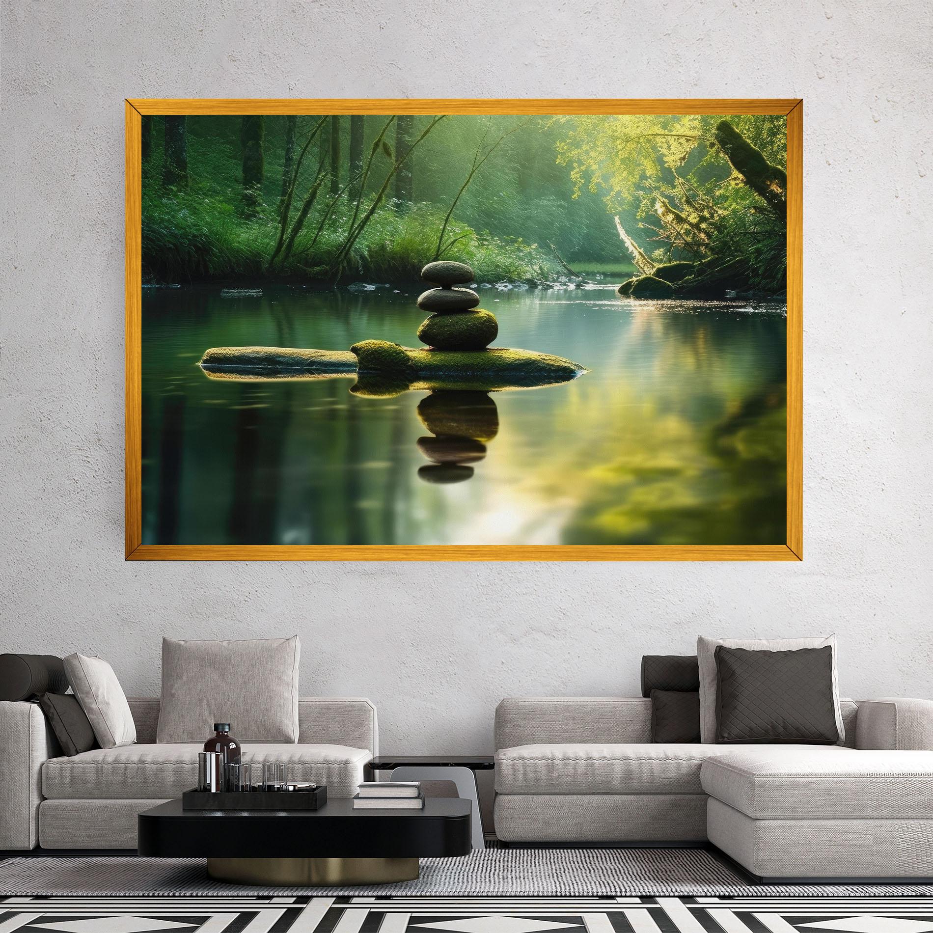 Tablou Canvas Spiritual Stones mockup 2
