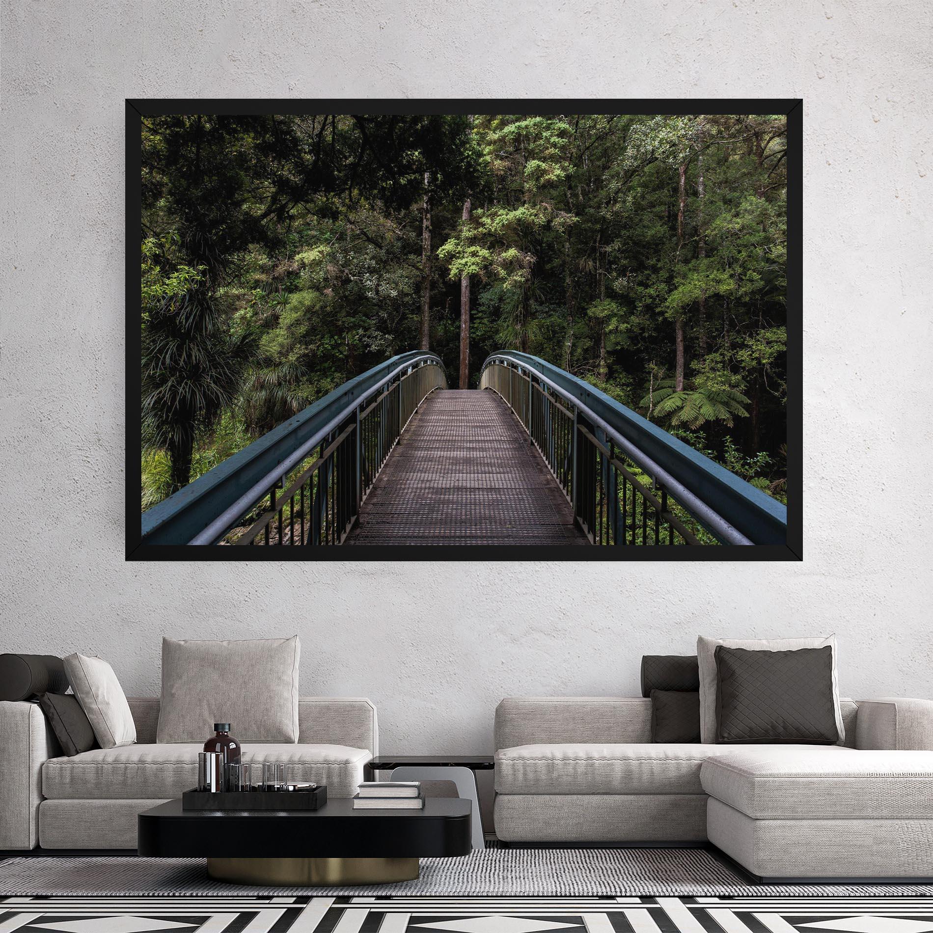 Tablou Canvas Nature Bridge mockup 2