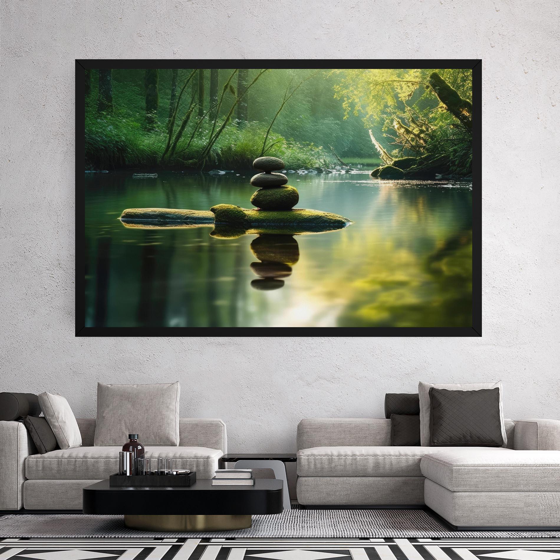 Tablou Canvas Spiritual Stones mockup 2