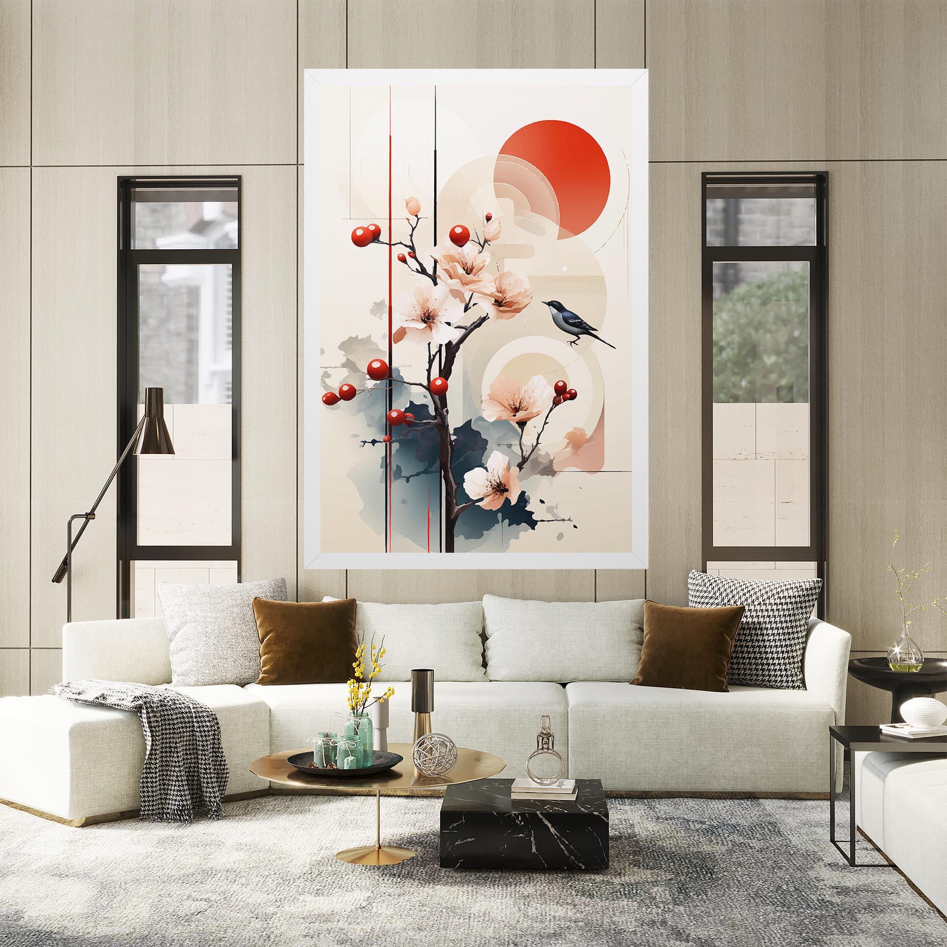 Tablou Canvas Cream Nature mockup 2