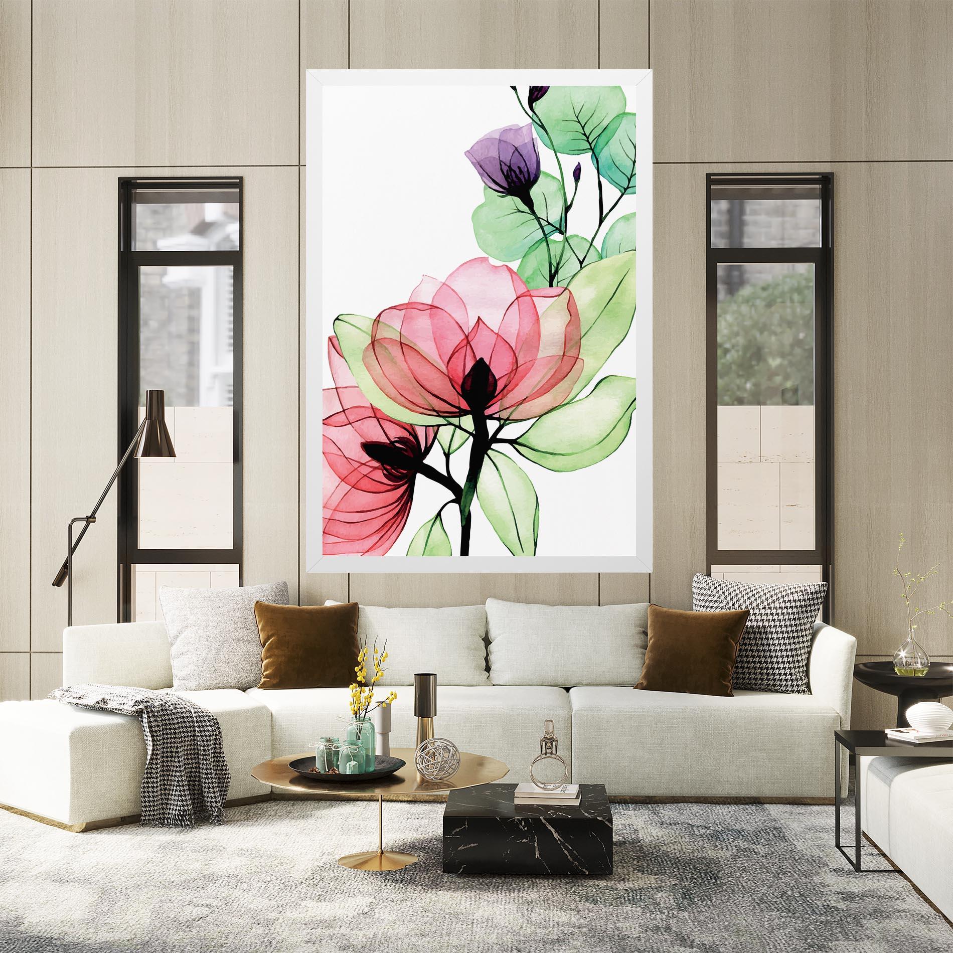 Tablou Canvas Pink Green Nature mockup 2