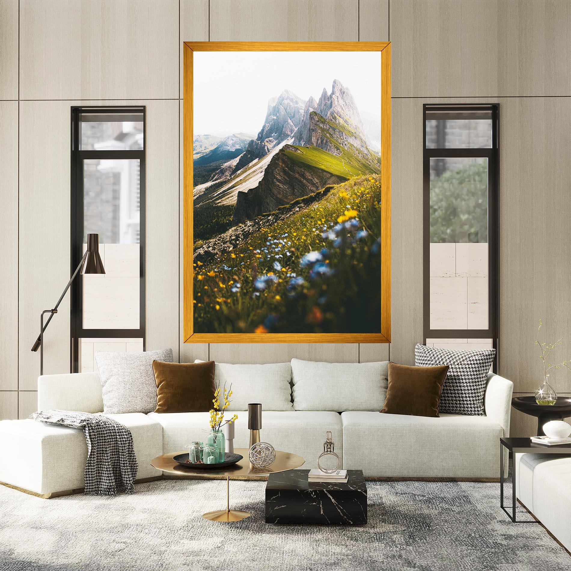 Tablou Canvas Foggy Mountain View mockup 2