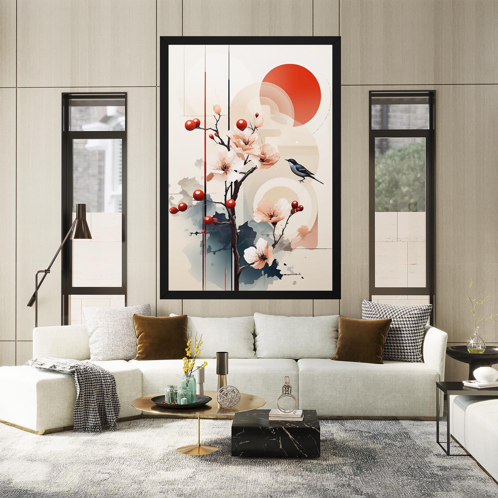 Tablou Canvas Cream Nature mockup 2