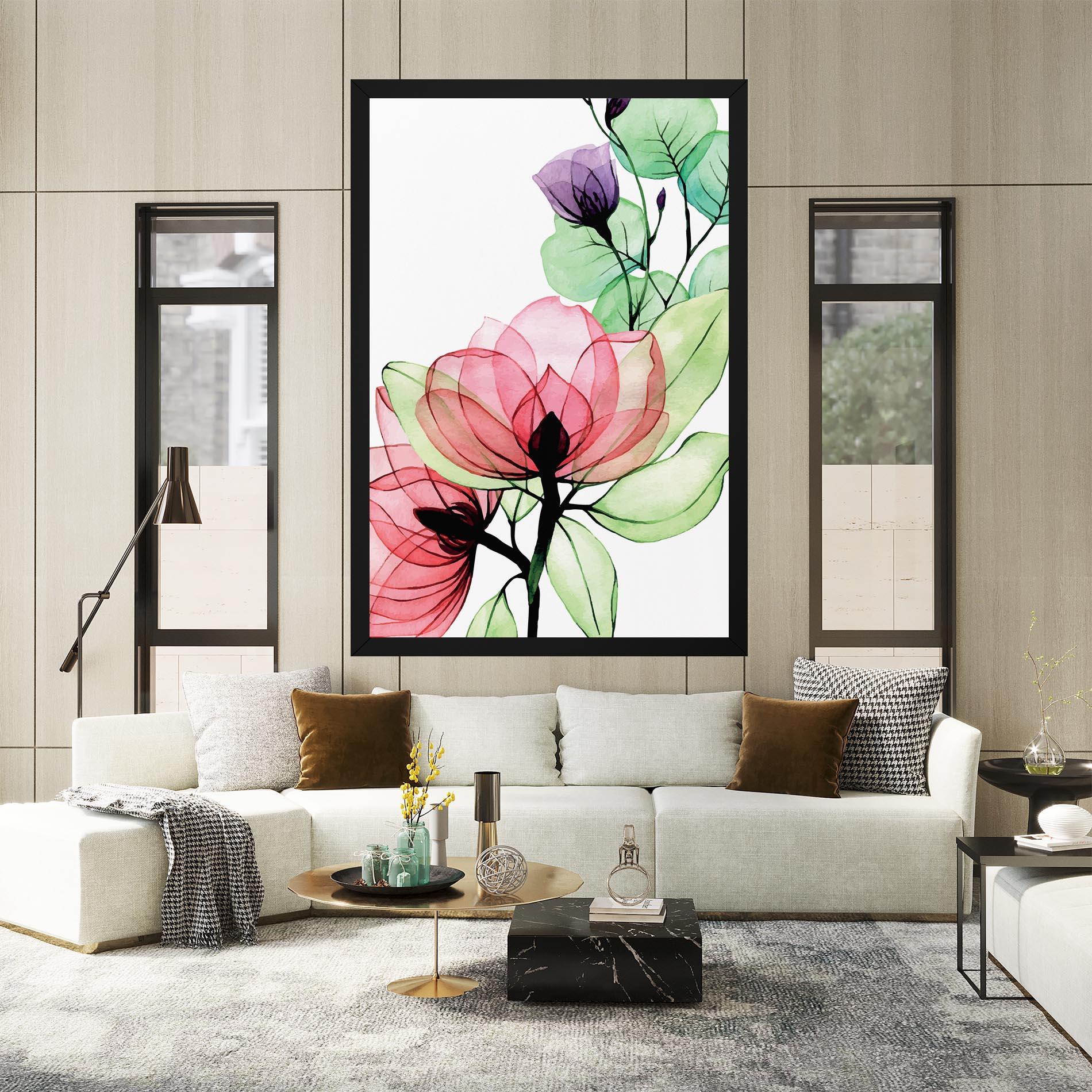 Tablou Canvas Pink Green Nature mockup 2