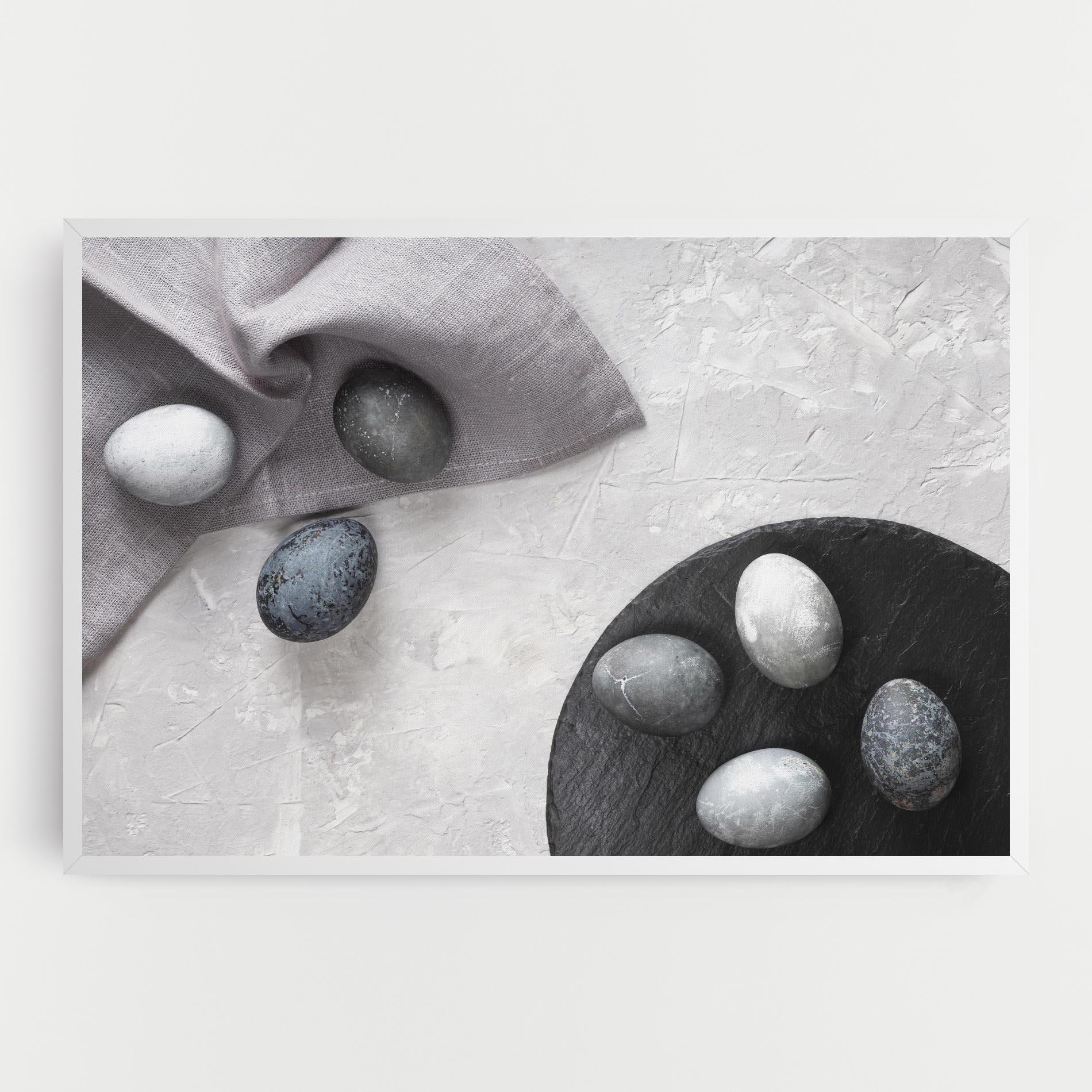 Tablou Canvas Eggs Stone mockup 0