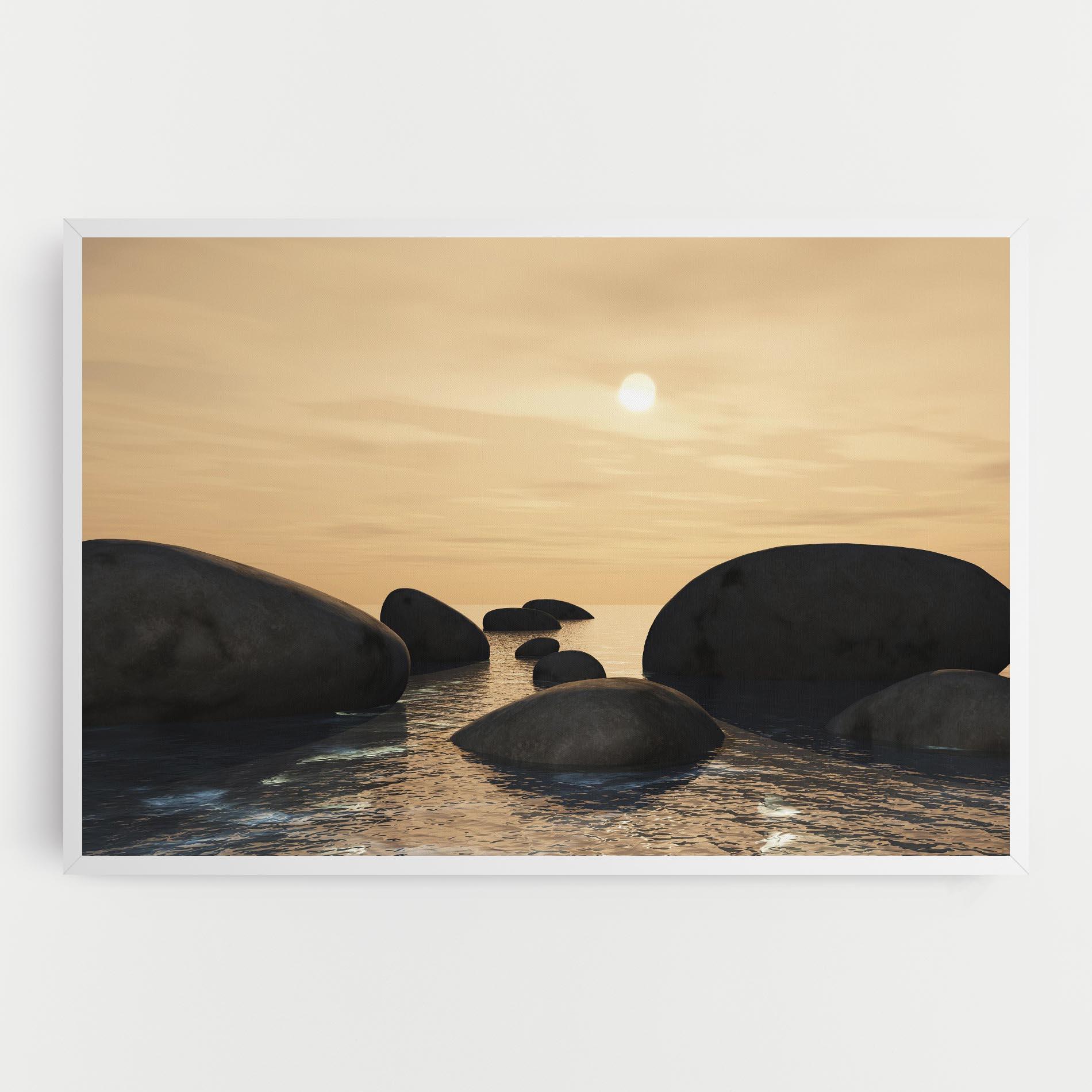 Tablou Canvas Peace Rock mockup 0