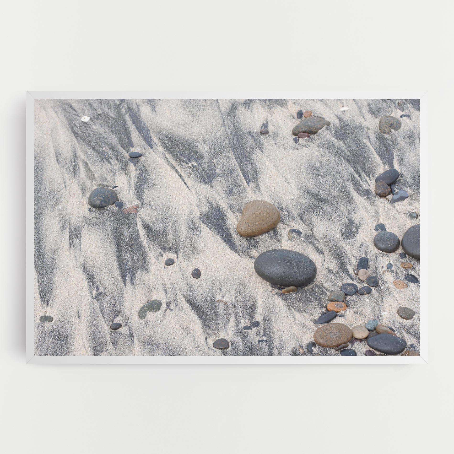 Tablou Canvas Sandy Beach Stones mockup 0