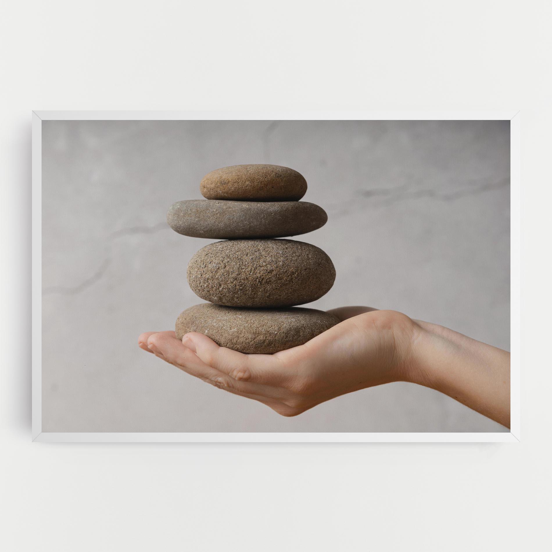 Tablou Canvas Stones Meditation mockup 0