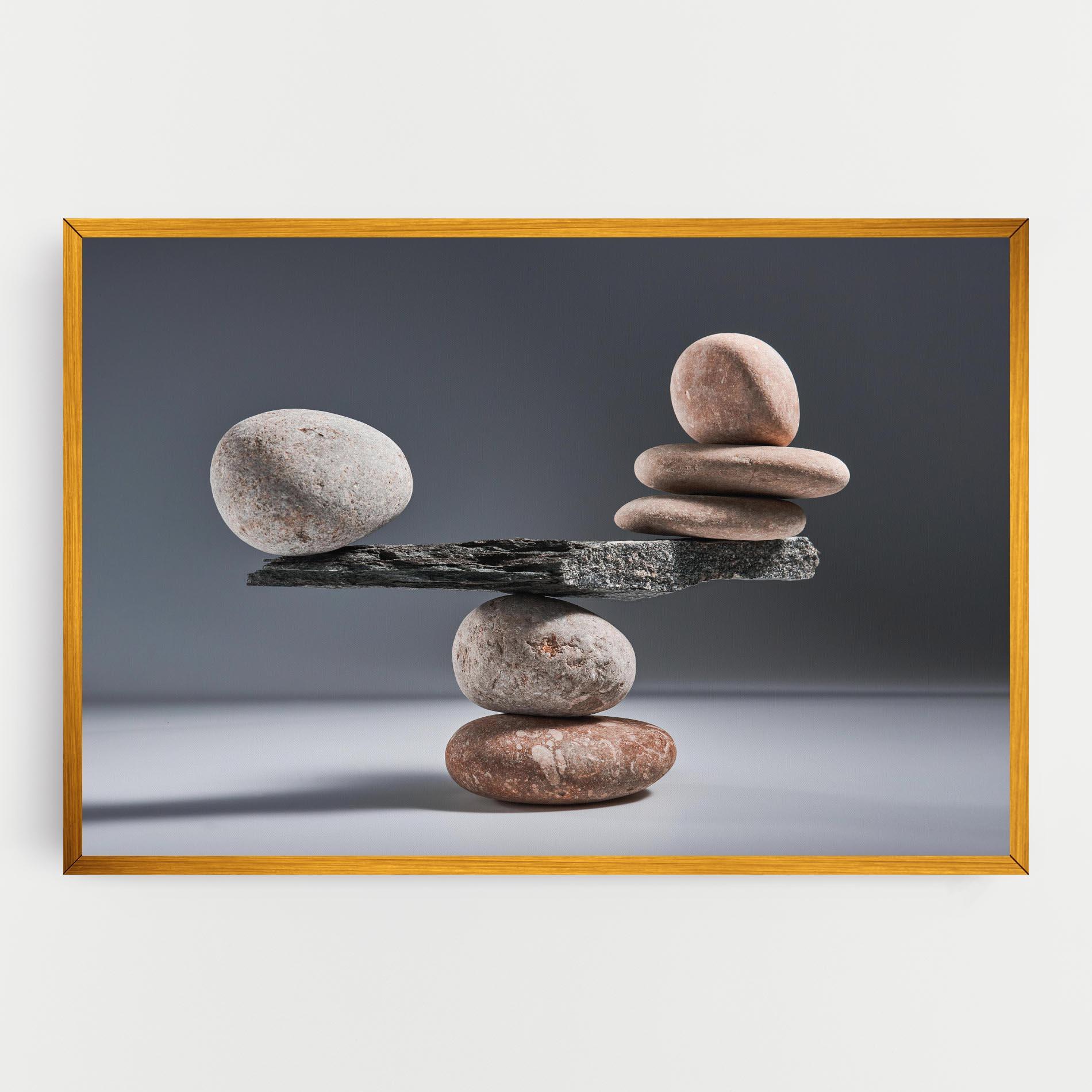 Tablou Canvas Balancing Pebbles mockup 0
