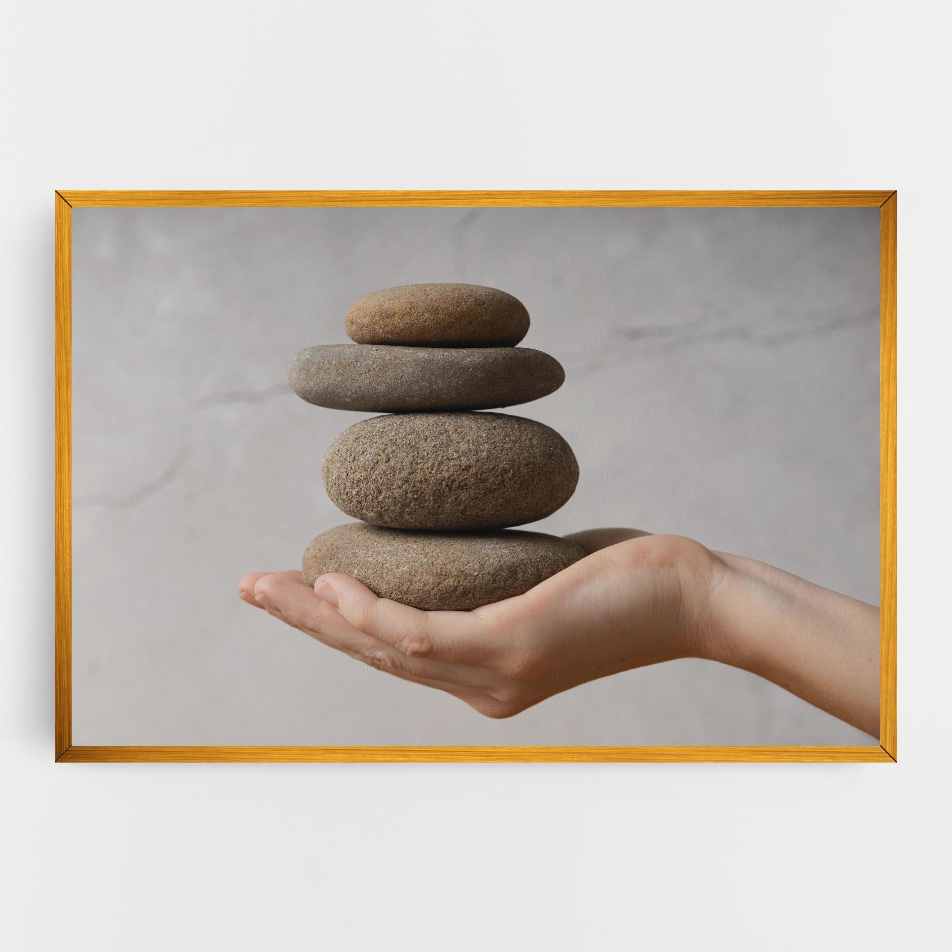 Tablou Canvas Stones Meditation mockup 0