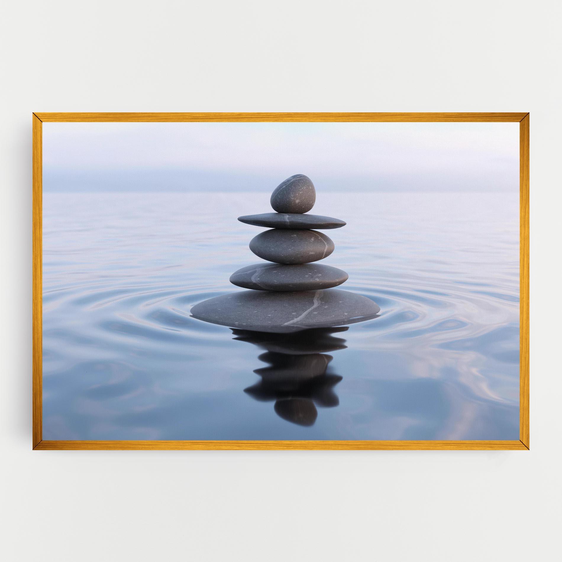 Tablou Canvas Zen Rock mockup 0