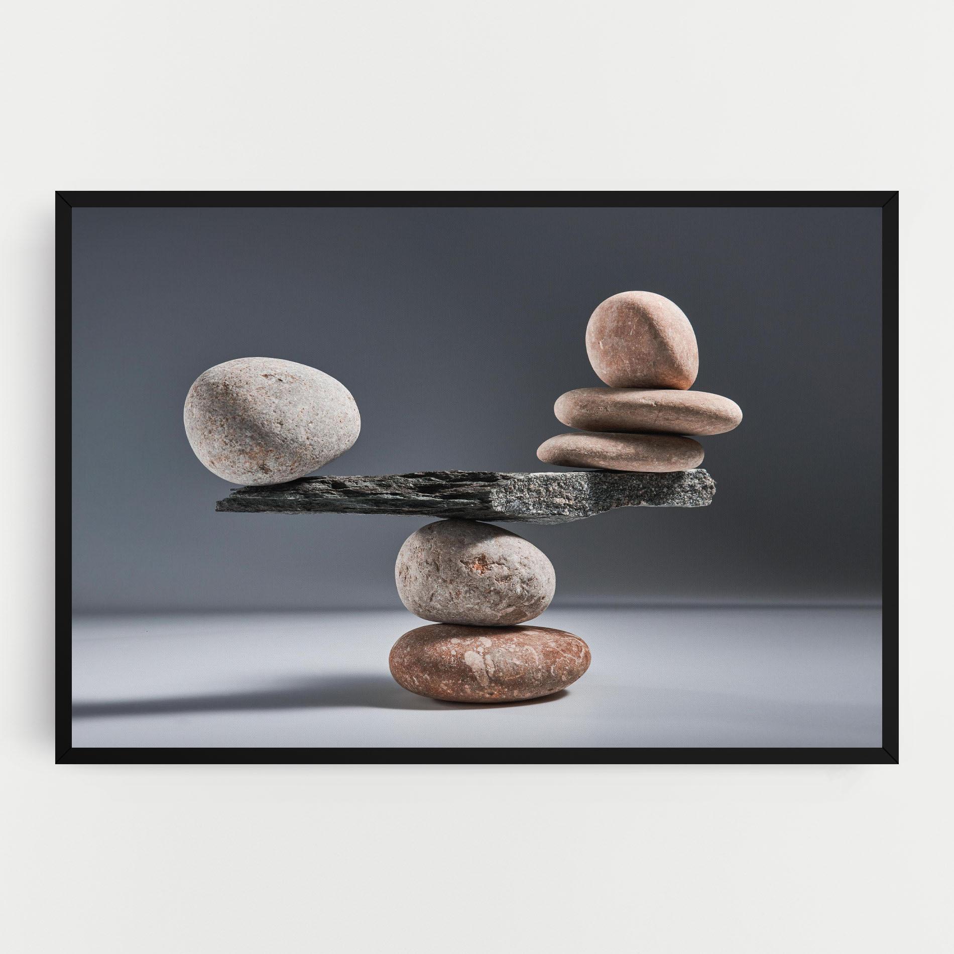Tablou Canvas Balancing Pebbles mockup 0