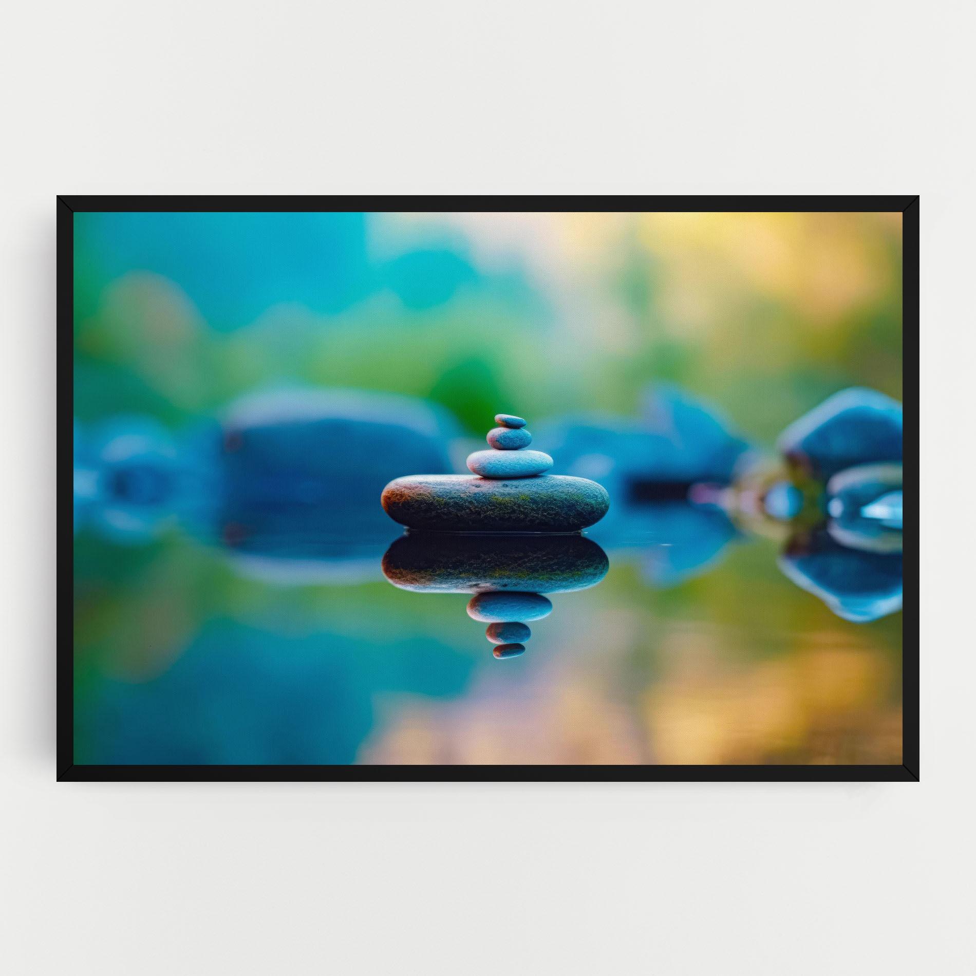 Tablou Canvas Pile Rocks mockup 0