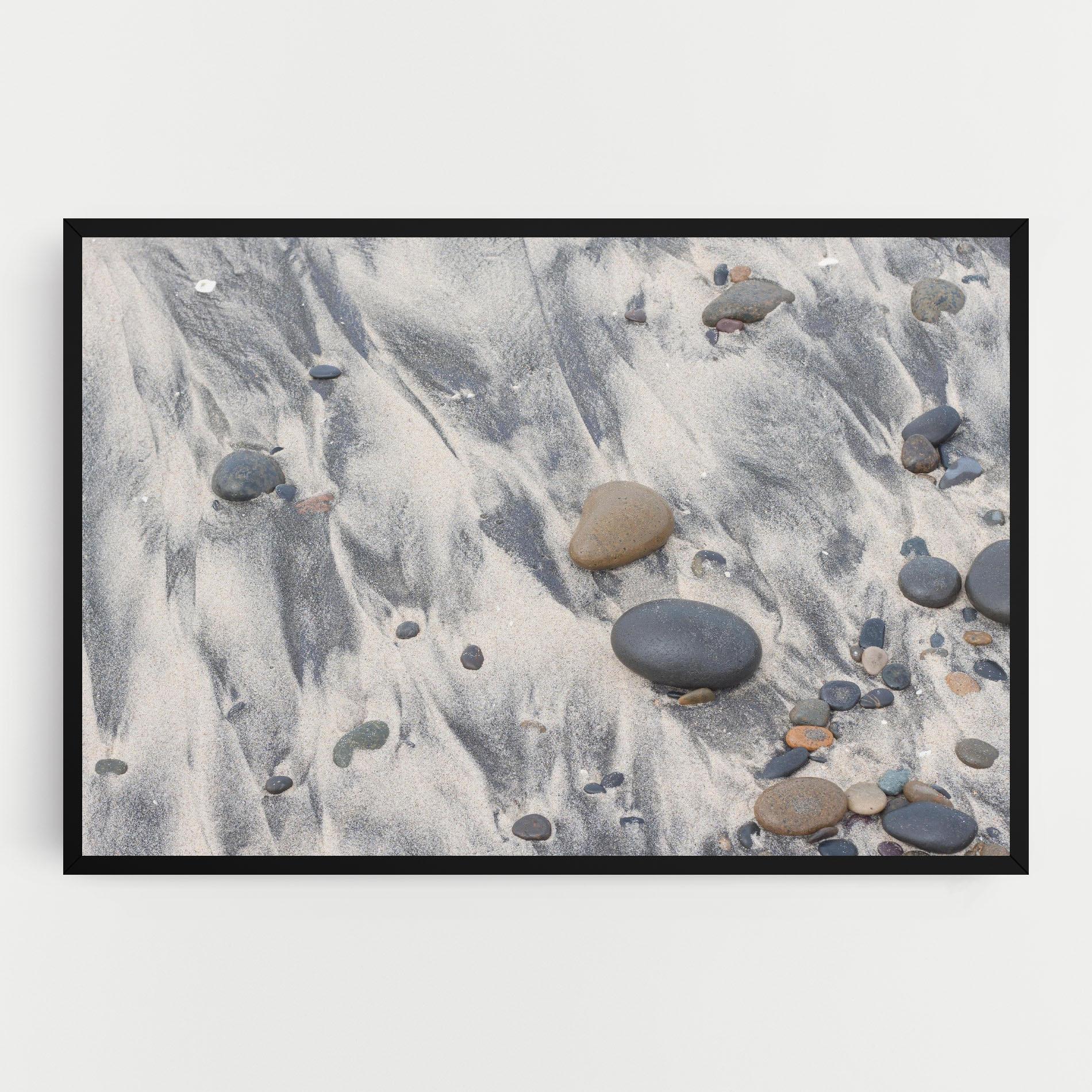 Tablou Canvas Sandy Beach Stones mockup 0