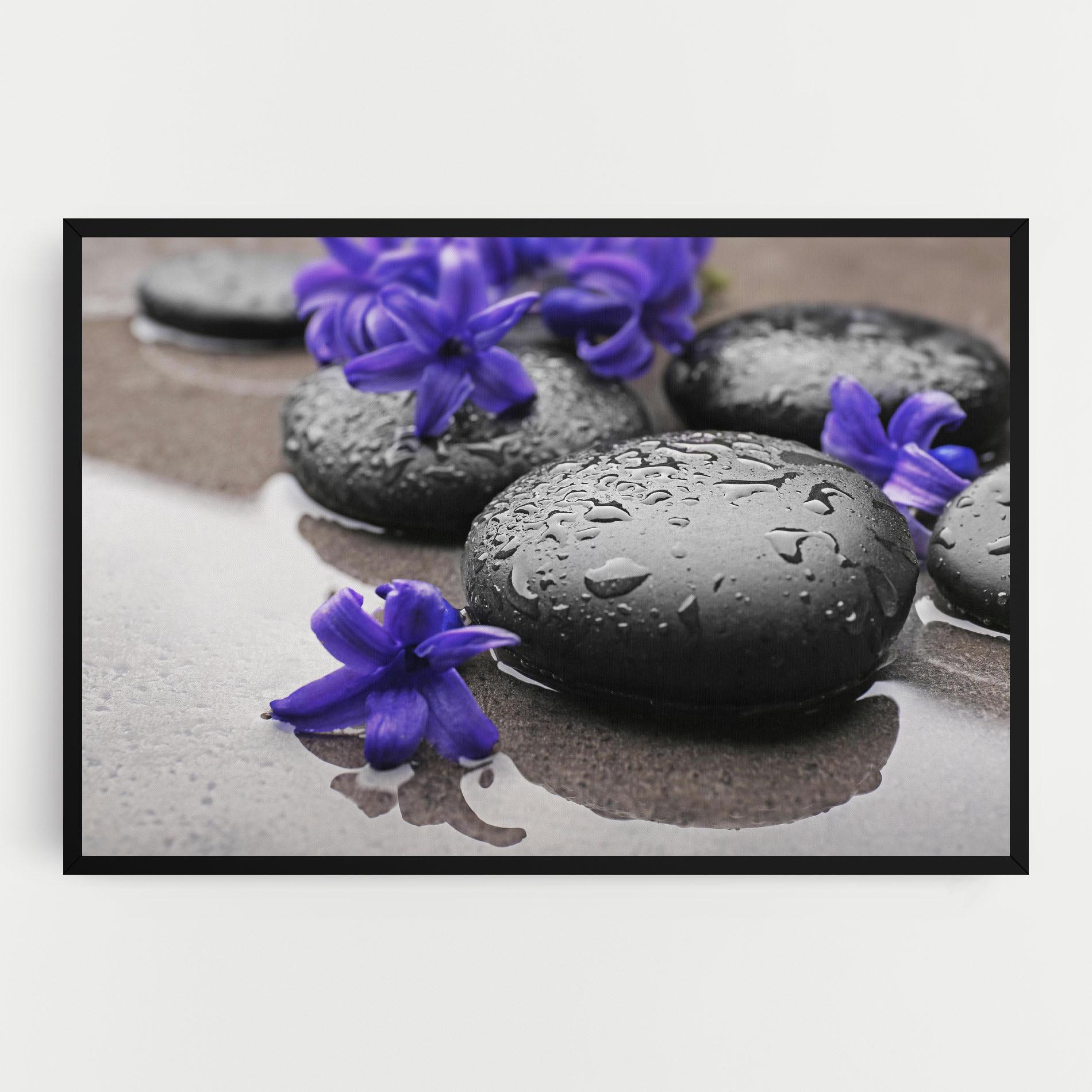Tablou Canvas Spa Purple Rock mockup 0