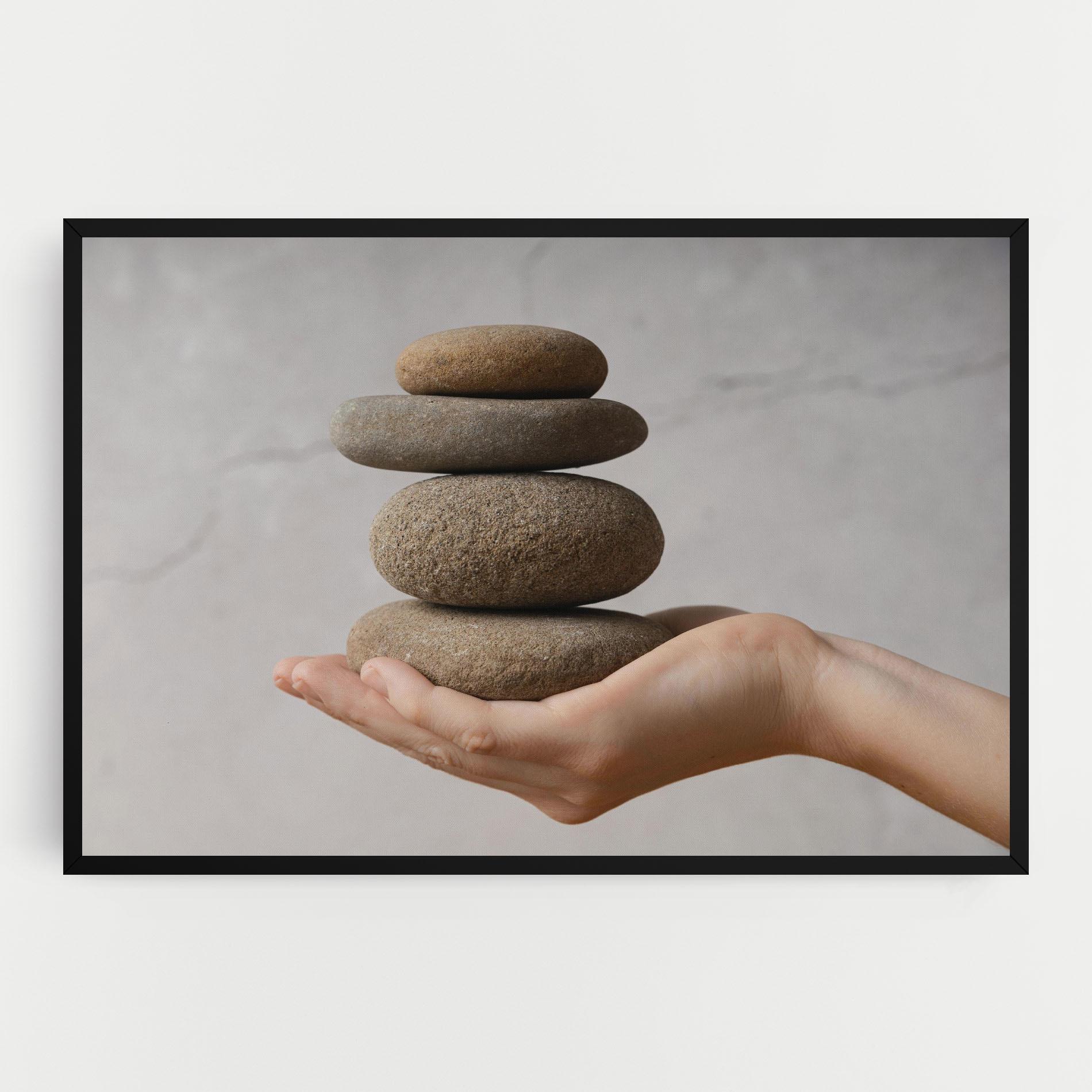 Tablou Canvas Stones Meditation mockup 0