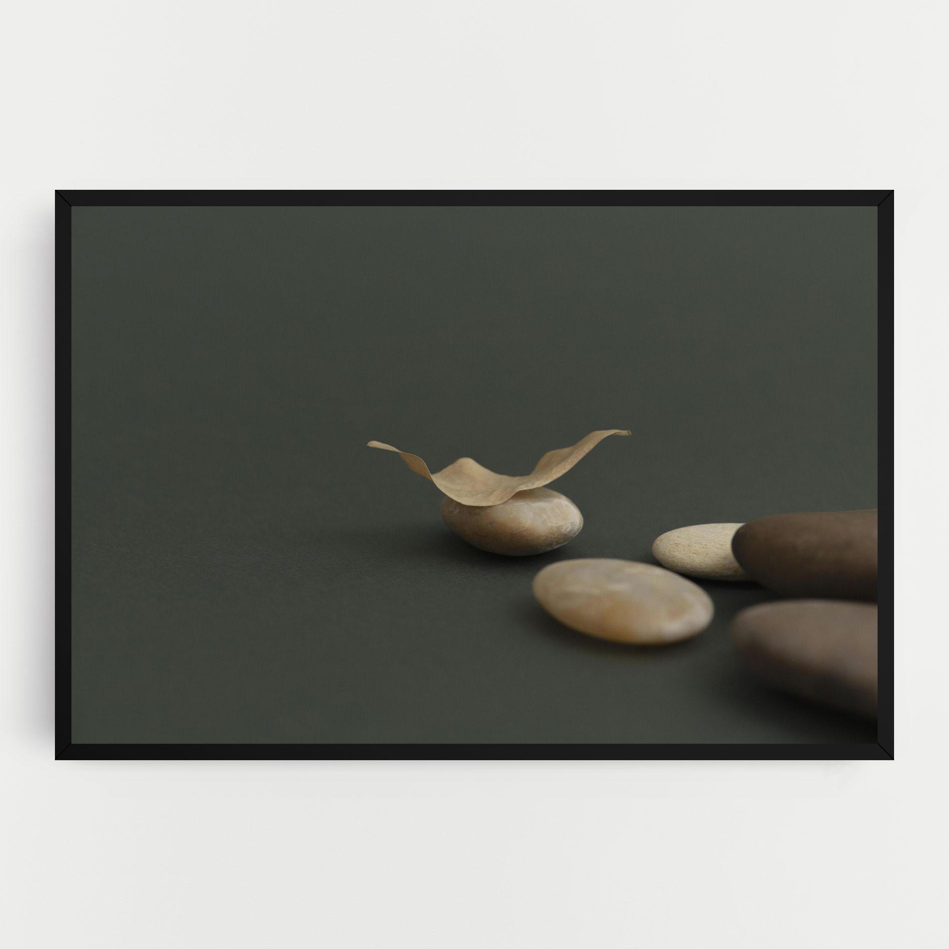 Tablou Canvas Zen Stones On Green mockup 0