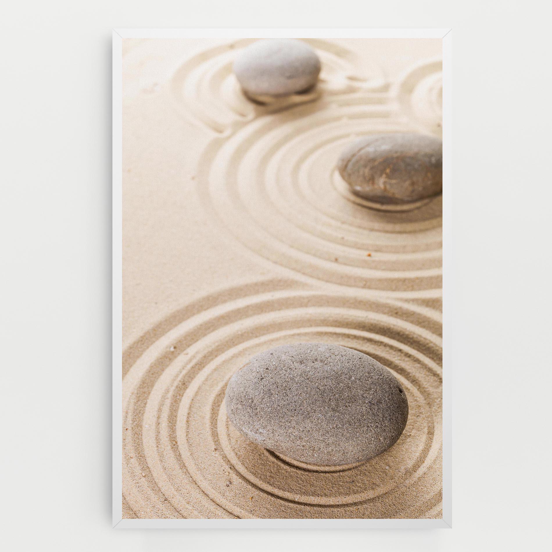 Tablou Canvas Meditation Cream Stone mockup 0