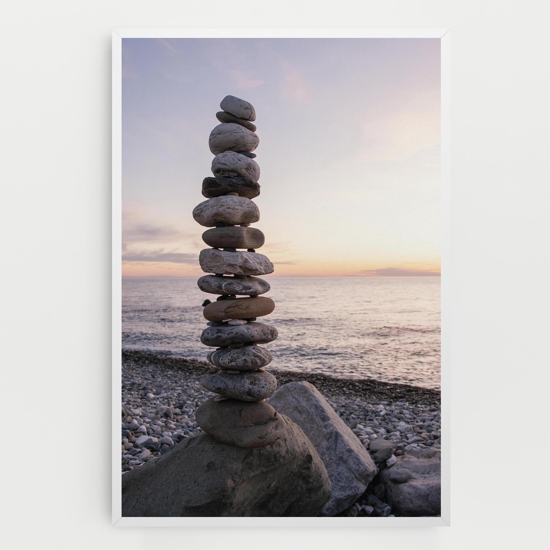 Tablou Canvas Pebbles Seaside mockup 0