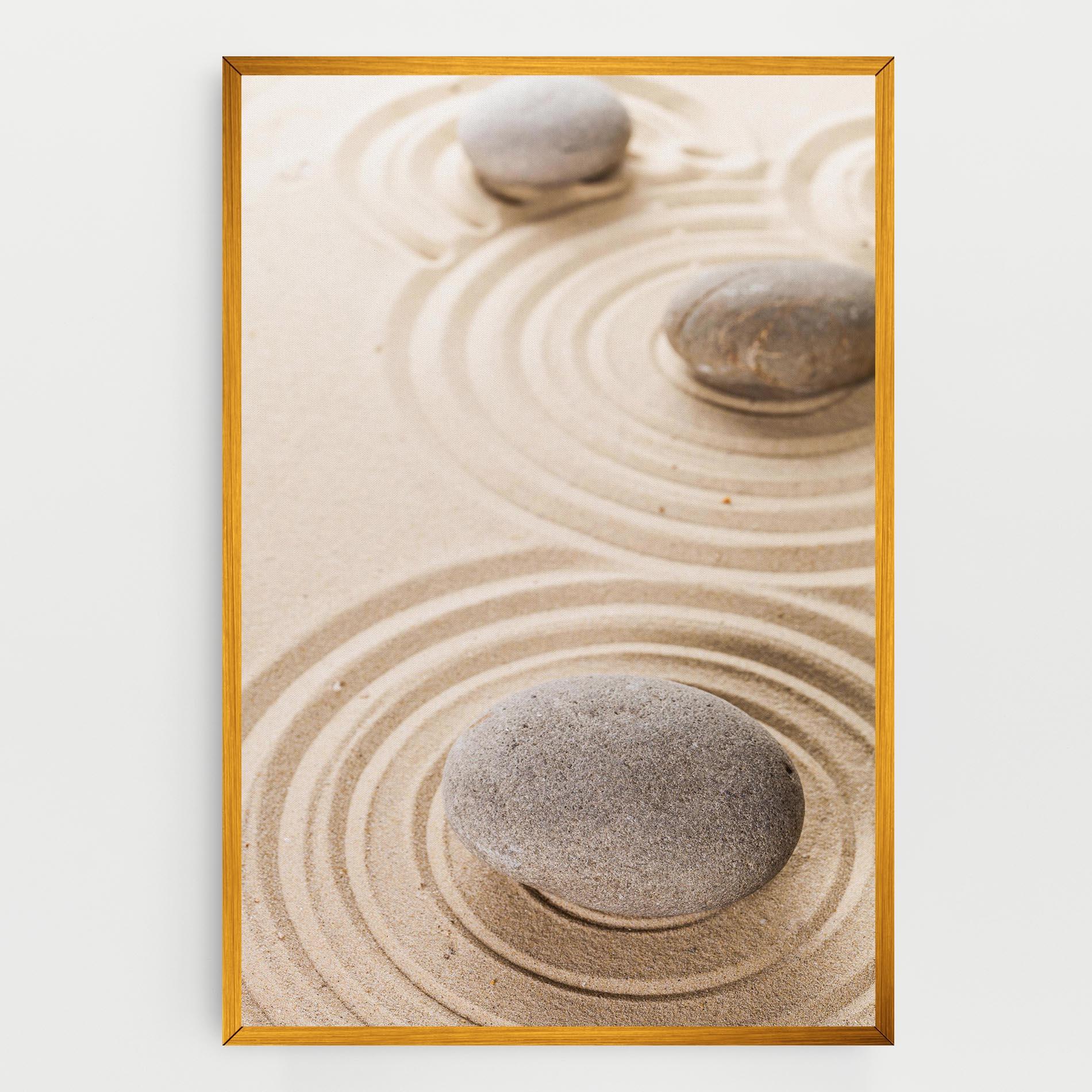 Tablou Canvas Meditation Cream Stone mockup 0