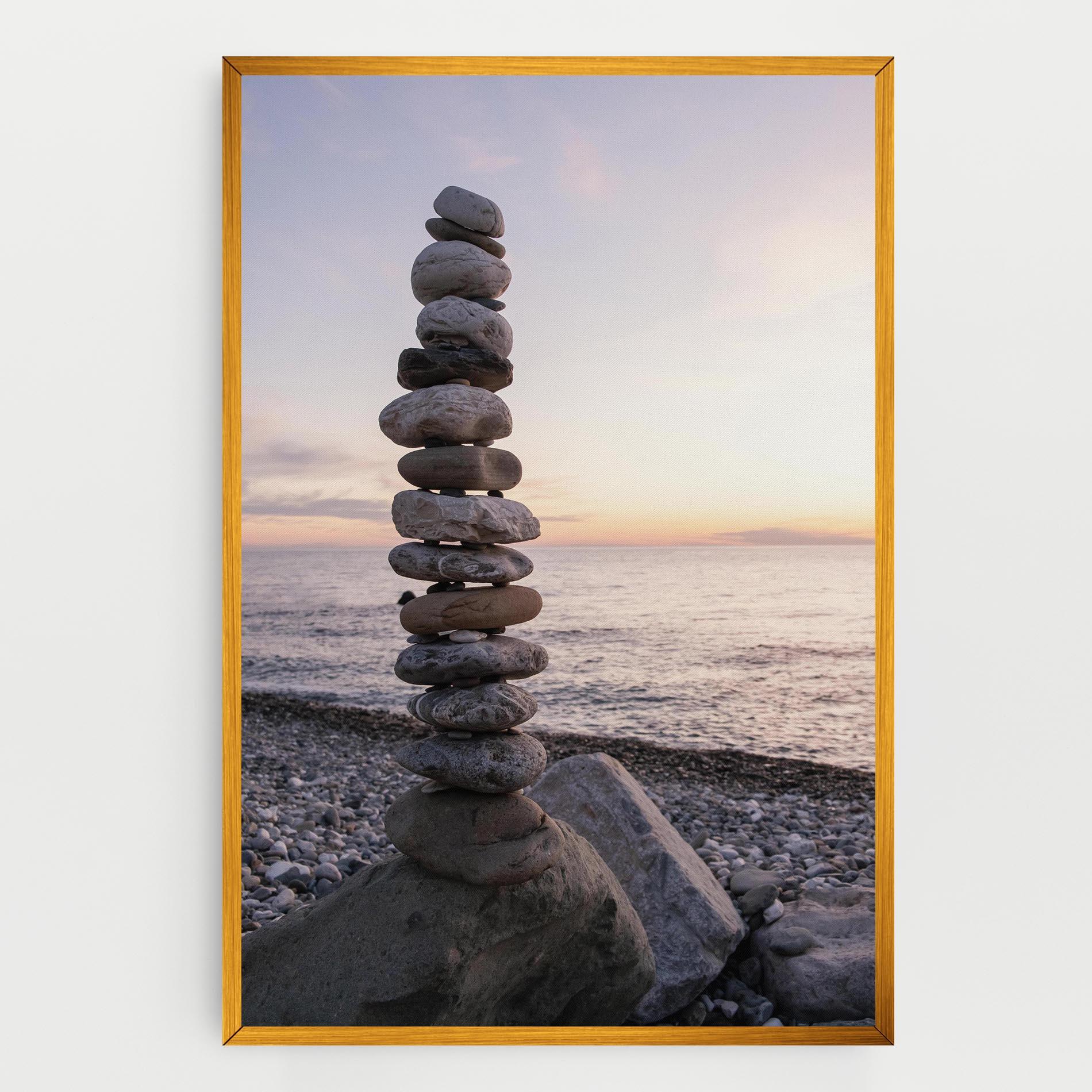 Tablou Canvas Pebbles Seaside mockup 0