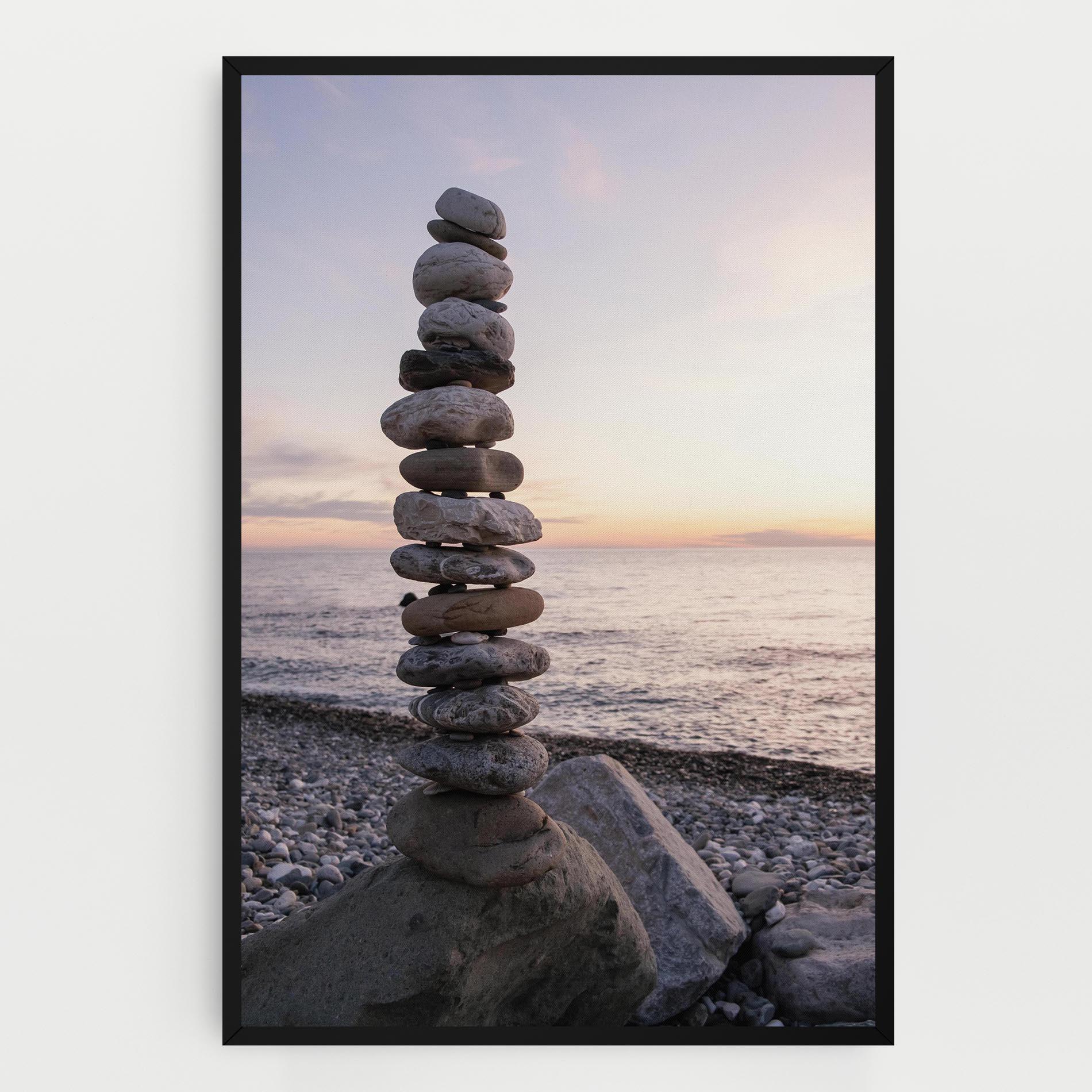 Tablou Canvas Pebbles Seaside mockup 0