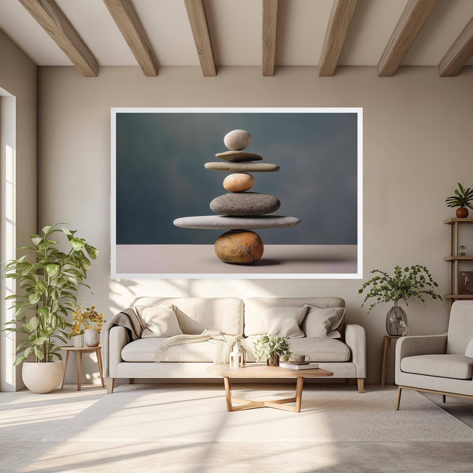 Balance Pebbles Pyramid mockup 6