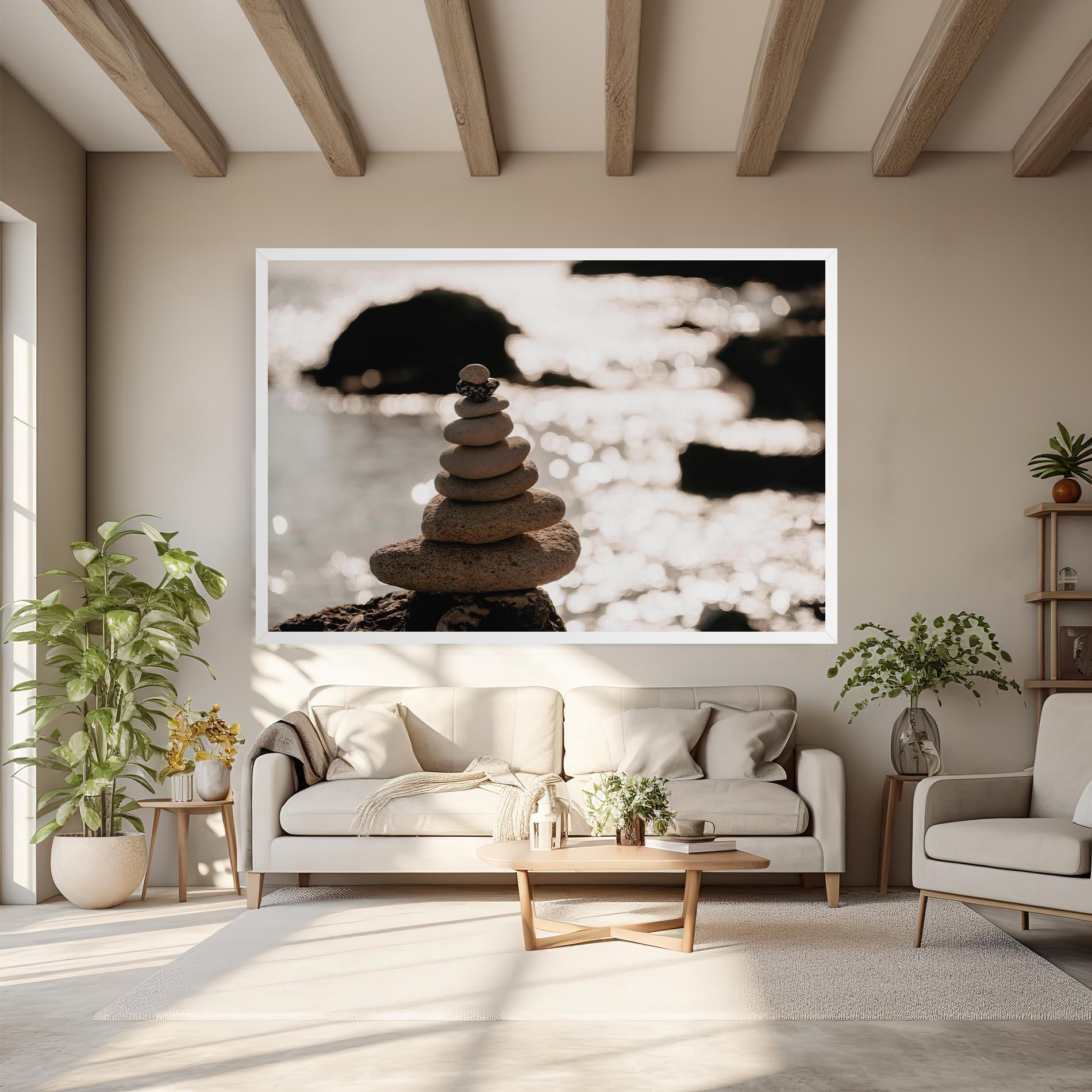 Tablou Canvas Pyramid Stones mockup 6