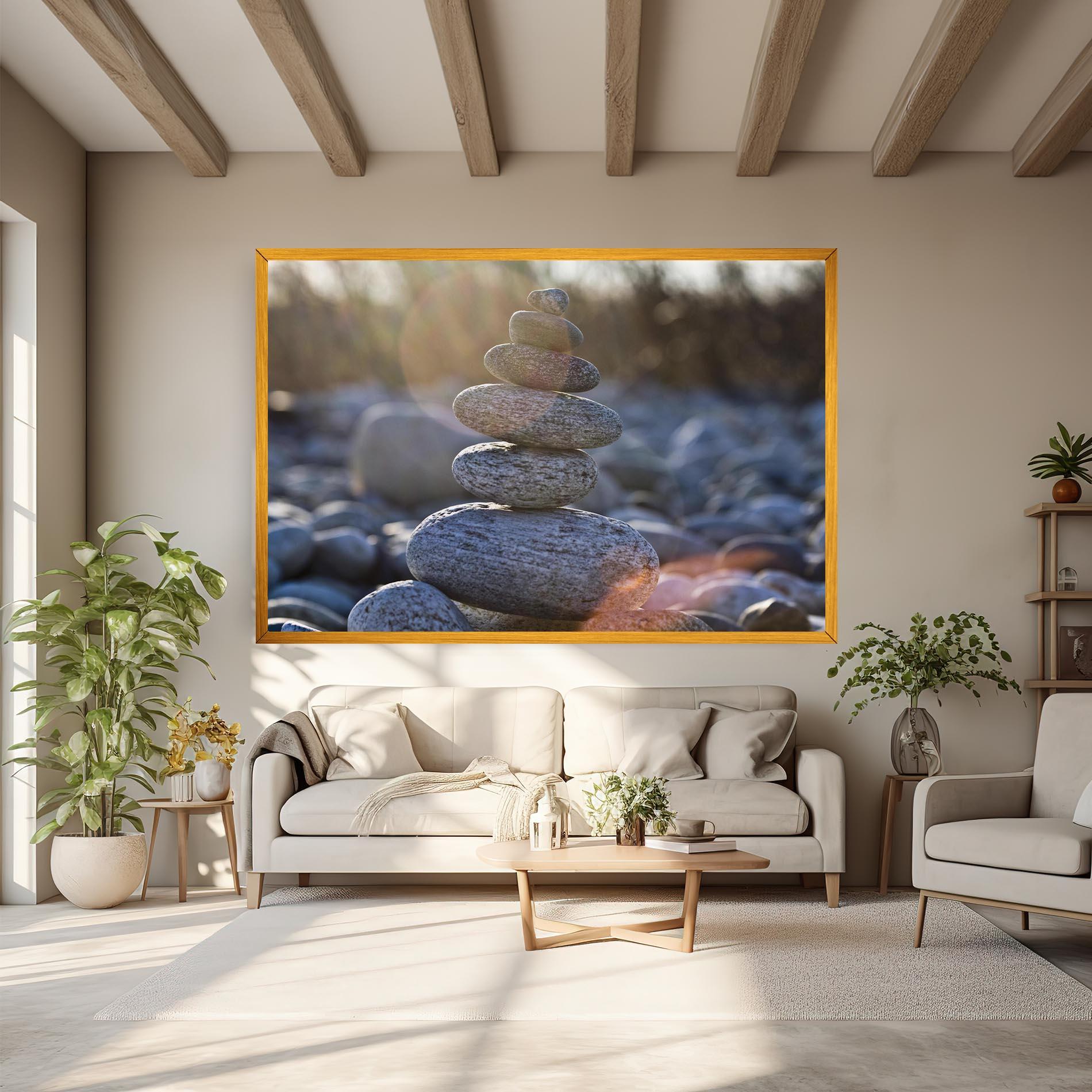 Tablou Canvas Closeup Shot Rocks mockup 6