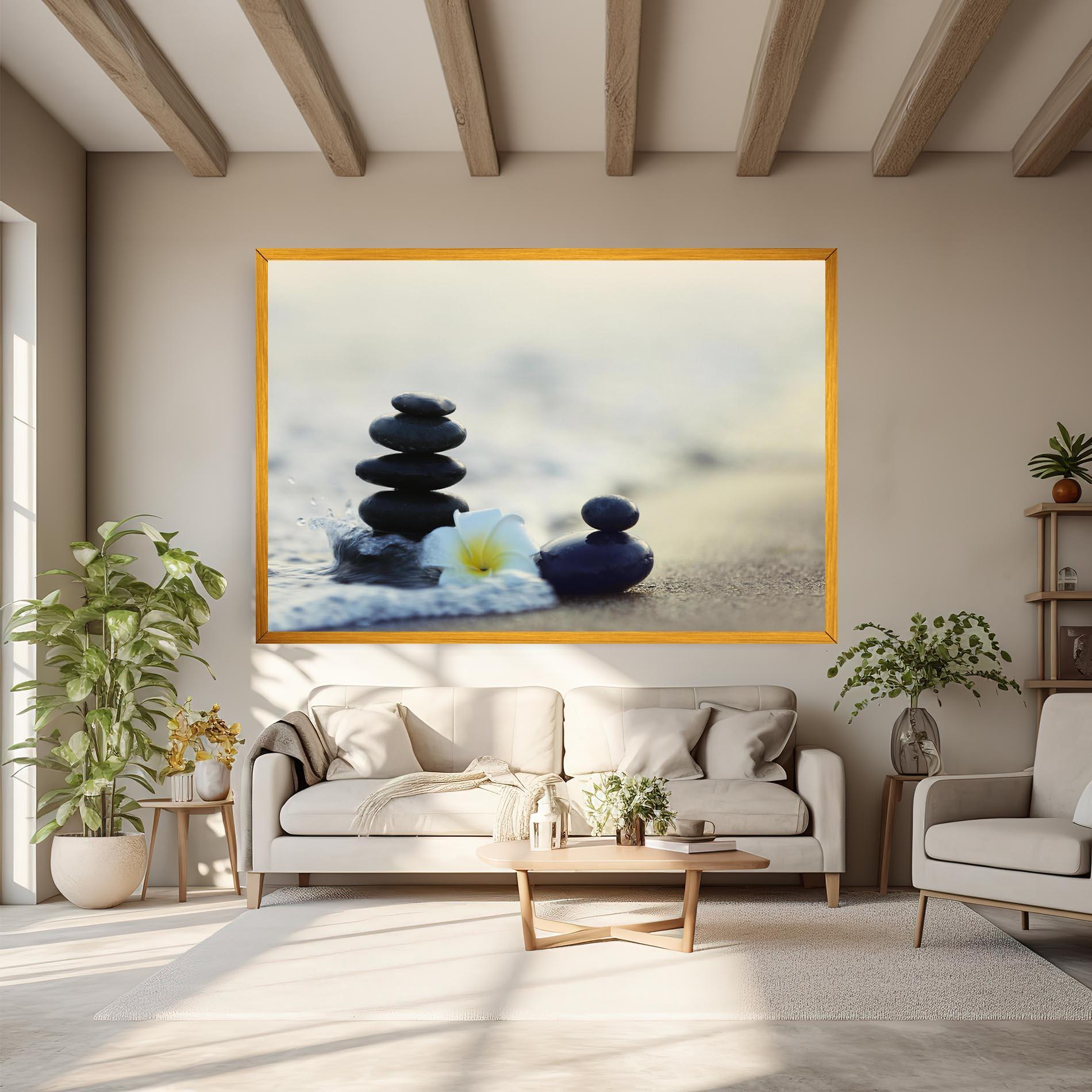 Tablou Canvas Flower Sea Flower mockup 6