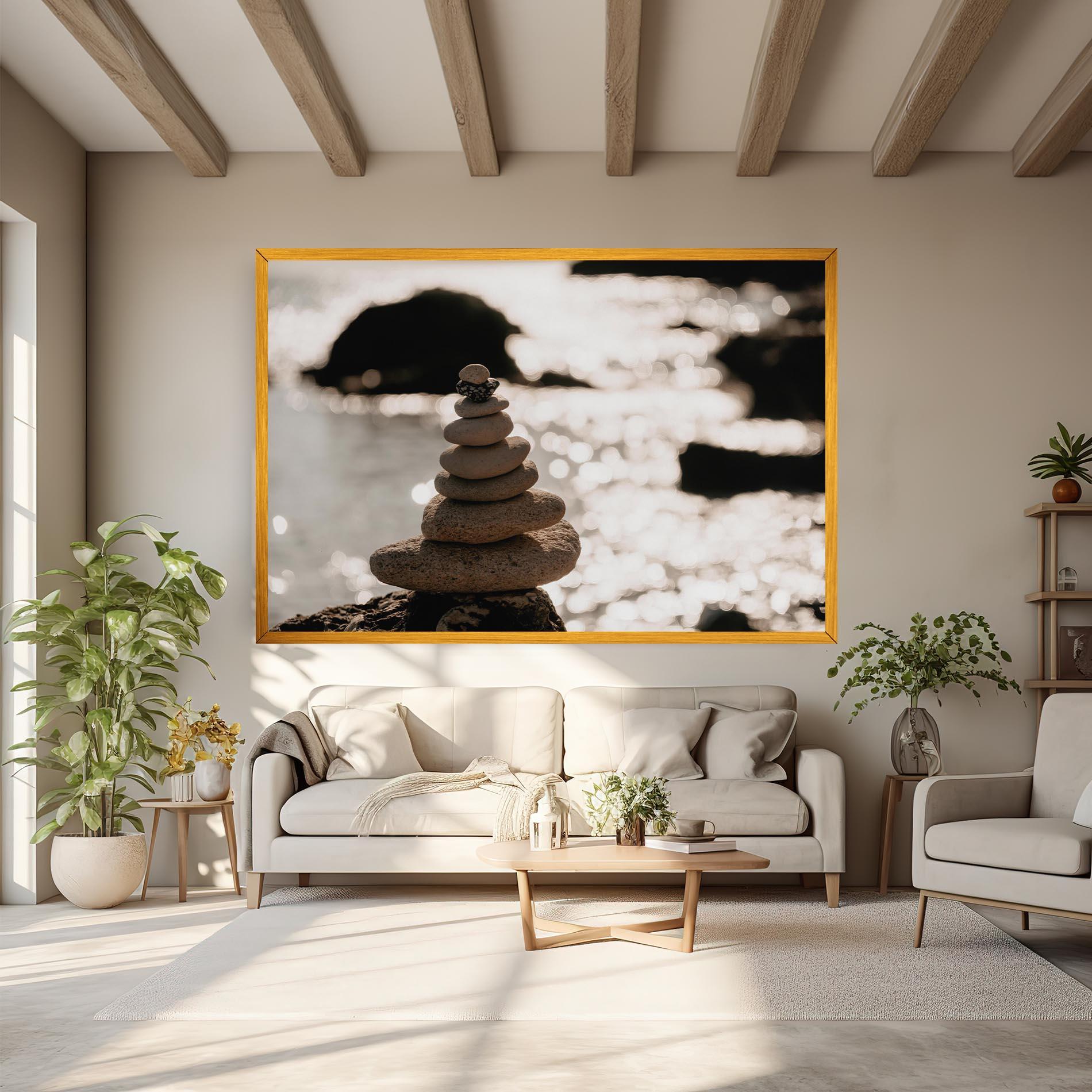 Tablou Canvas Pyramid Stones mockup 6