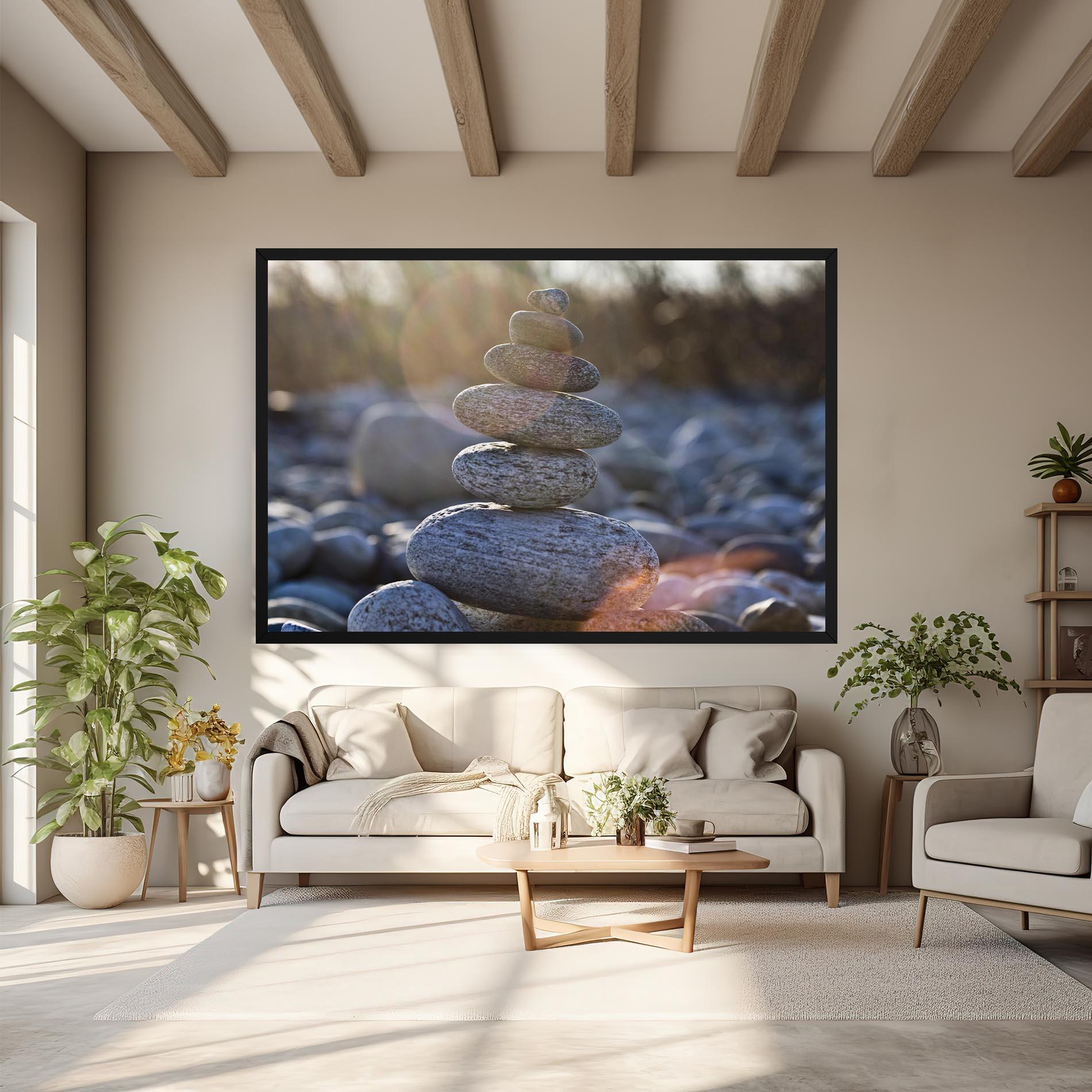 Tablou Canvas Closeup Shot Rocks mockup 6