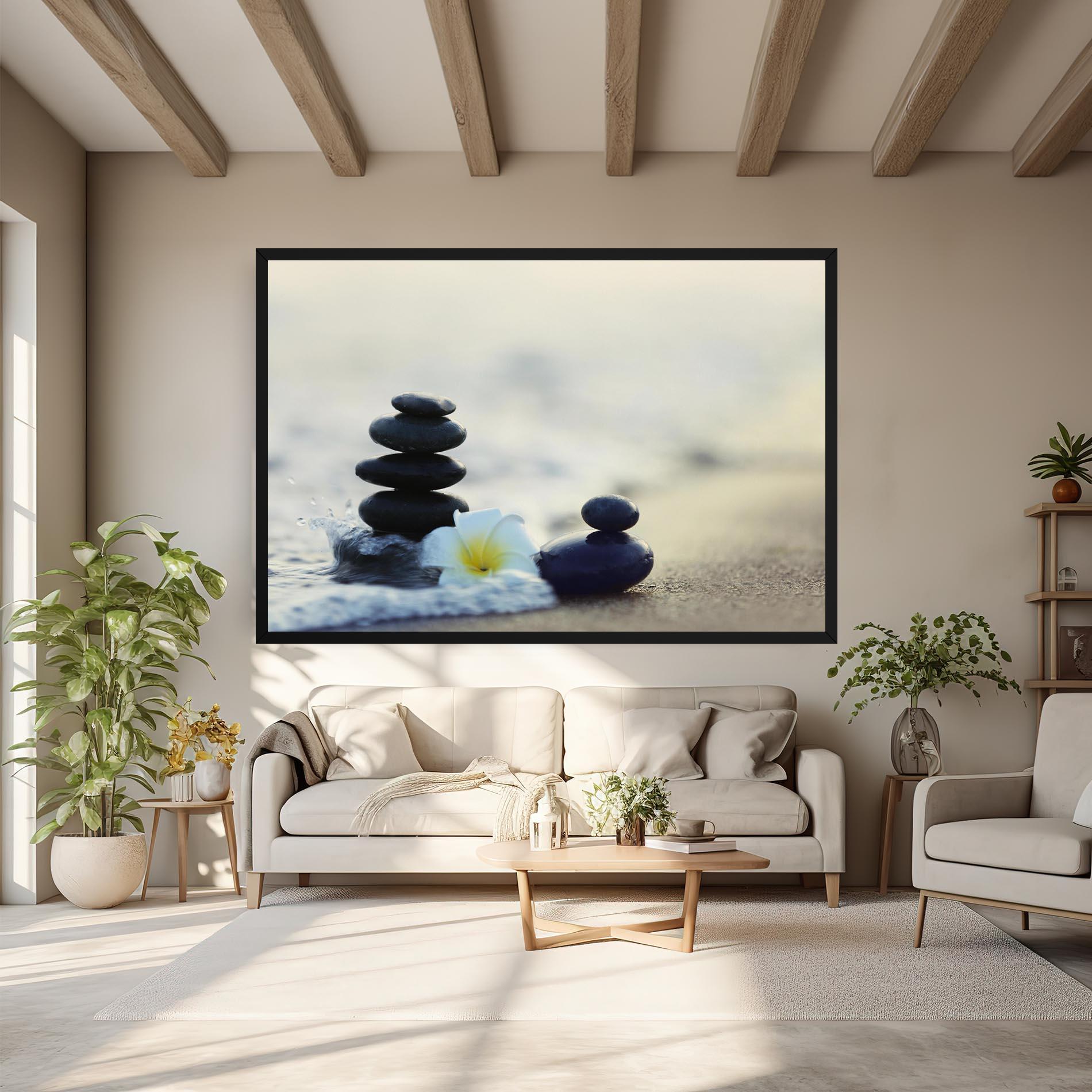 Tablou Canvas Flower Sea Flower mockup 6