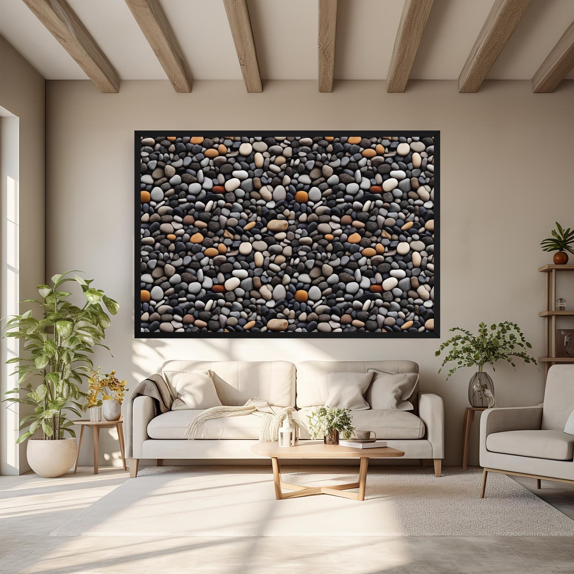 Tablou Canvas Sea Rocks Color mockup 6