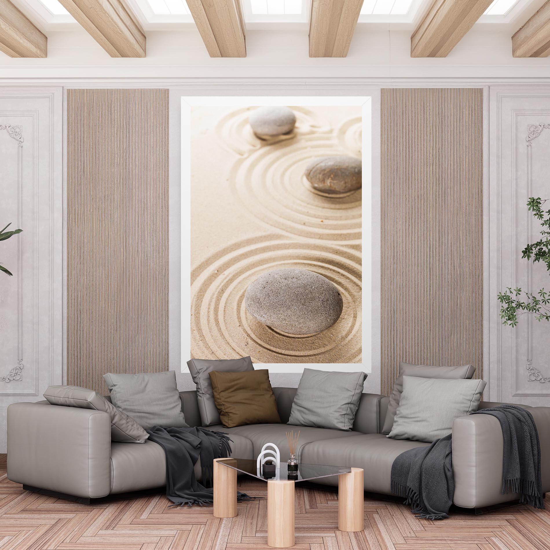 Tablou Canvas Meditation Cream Stone mockup 6