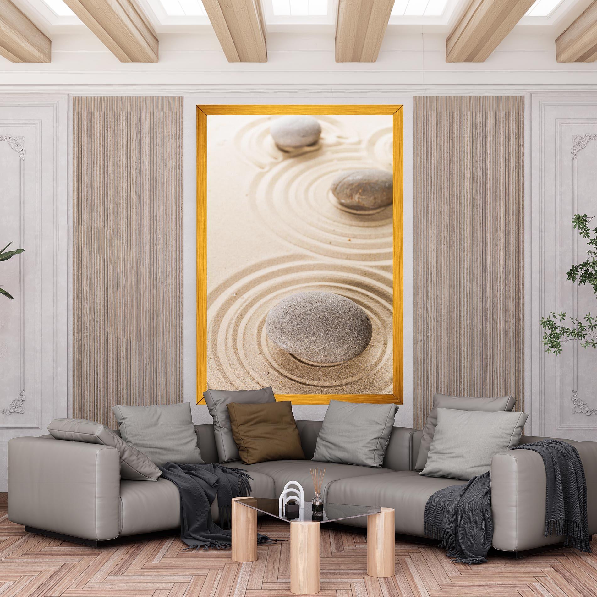 Tablou Canvas Meditation Cream Stone mockup 6
