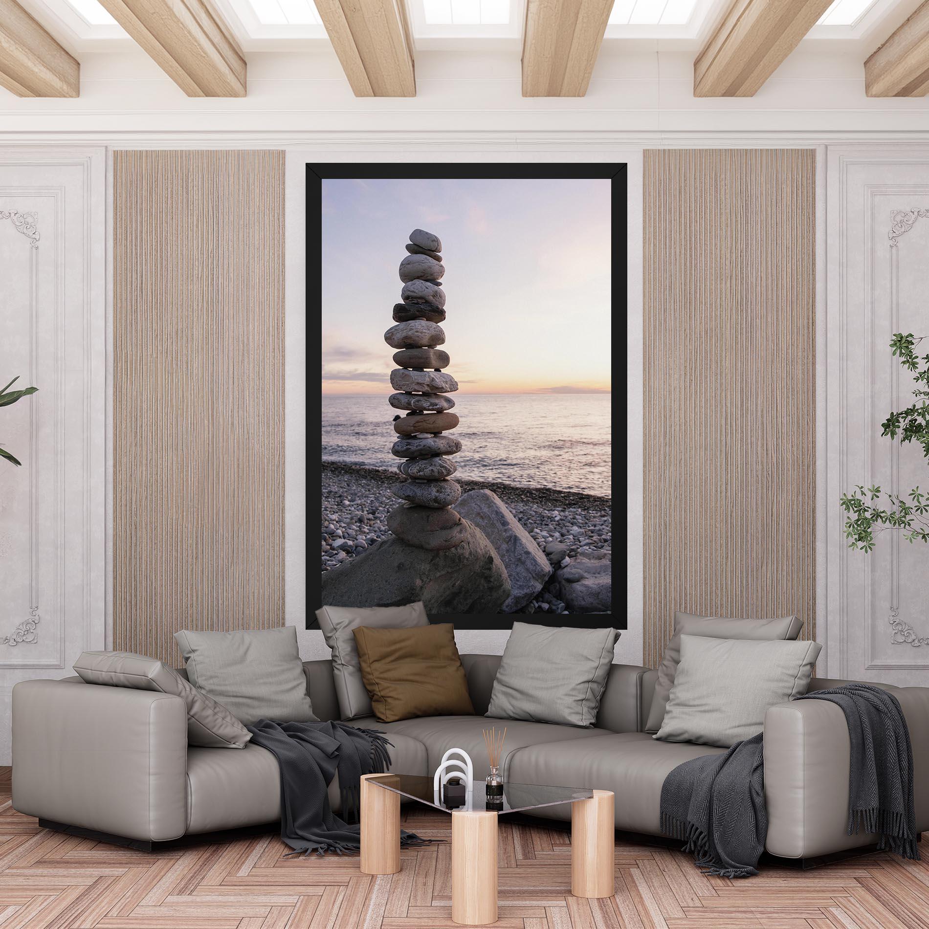 Tablou Canvas Pebbles Seaside mockup 6