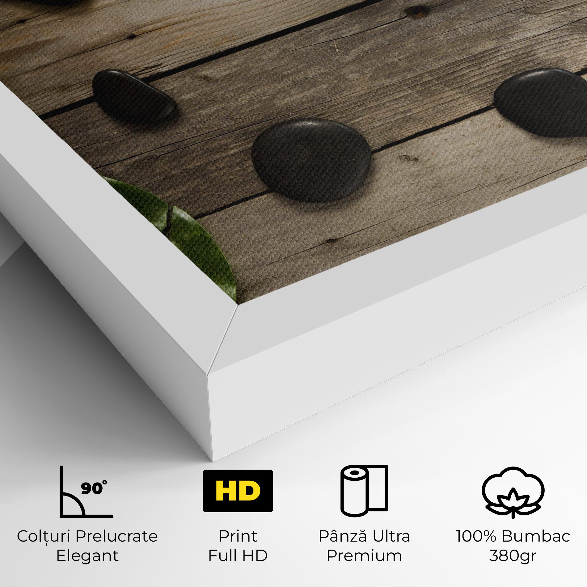 Cotton Flowers Stones mockup 4