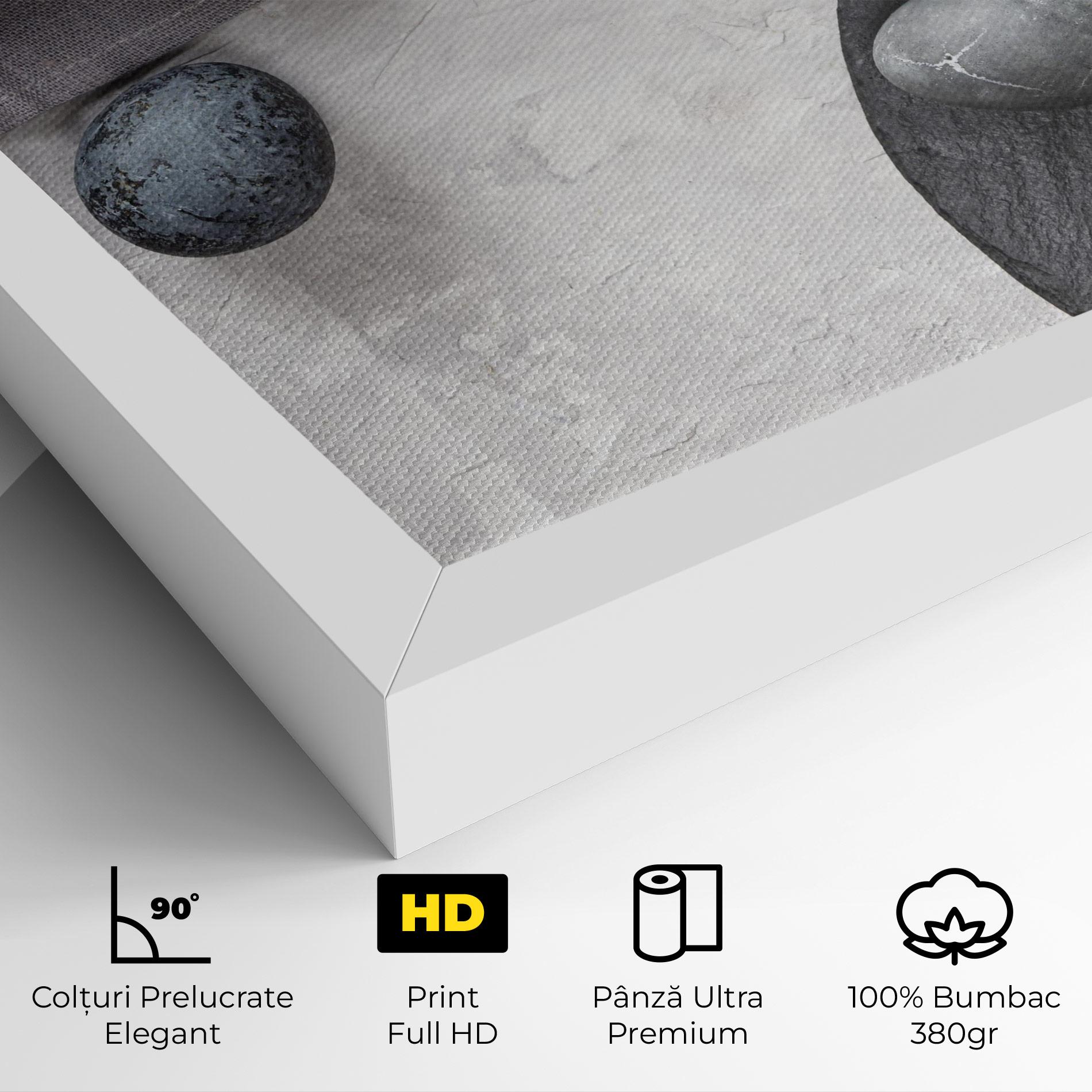 Tablou Canvas Eggs Stone mockup 4