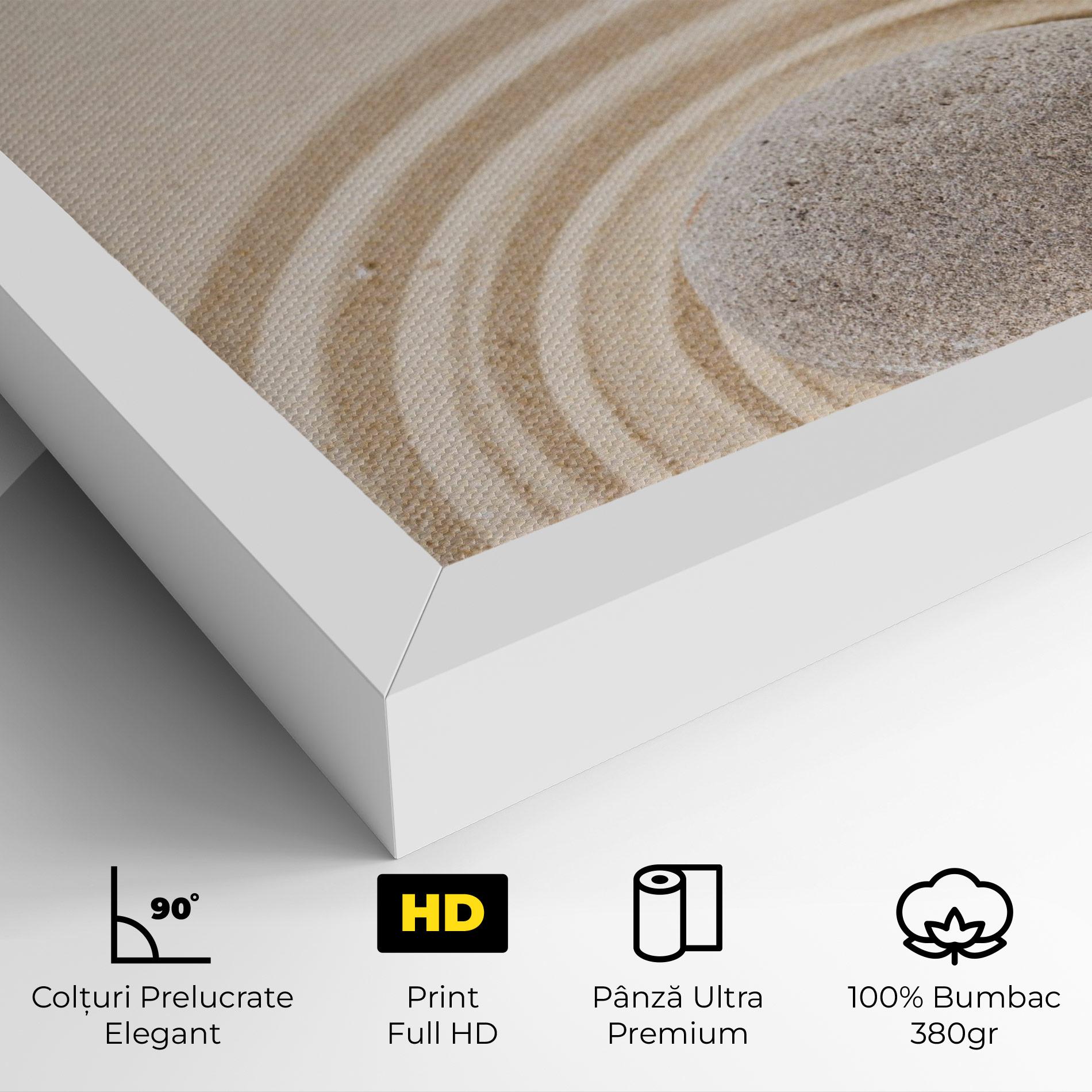 Tablou Canvas Meditation Cream Stone mockup 4