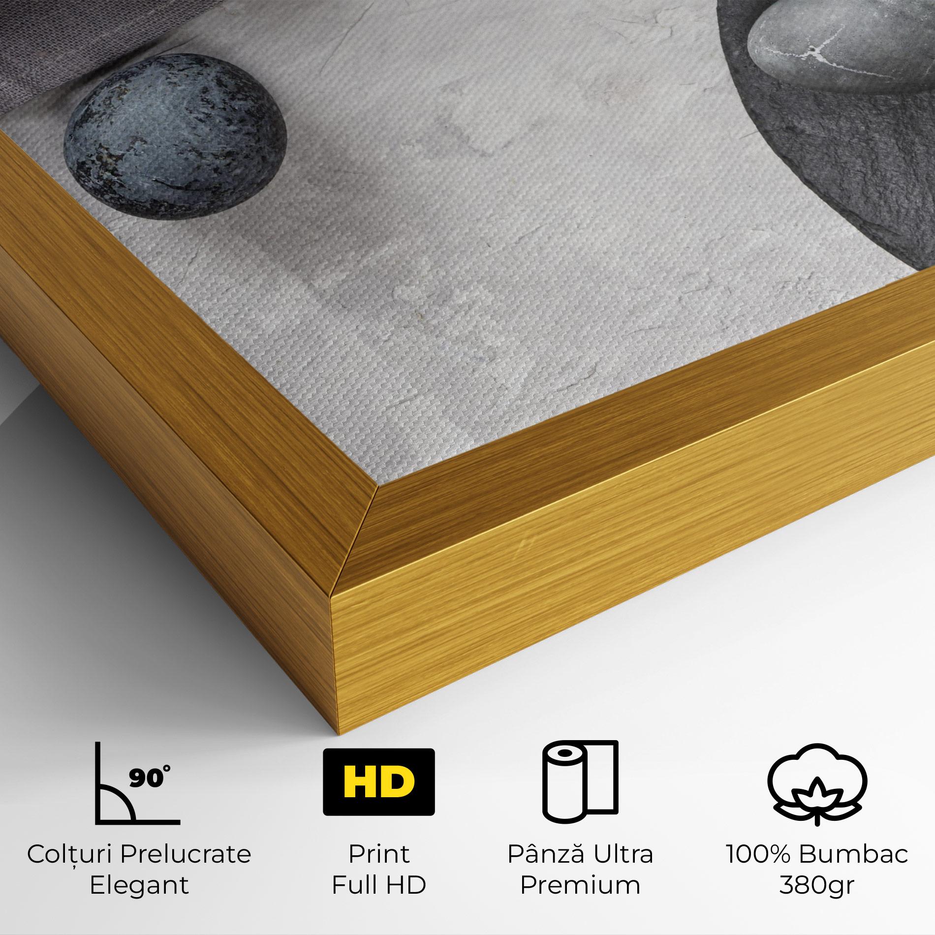 Tablou Canvas Eggs Stone mockup 4